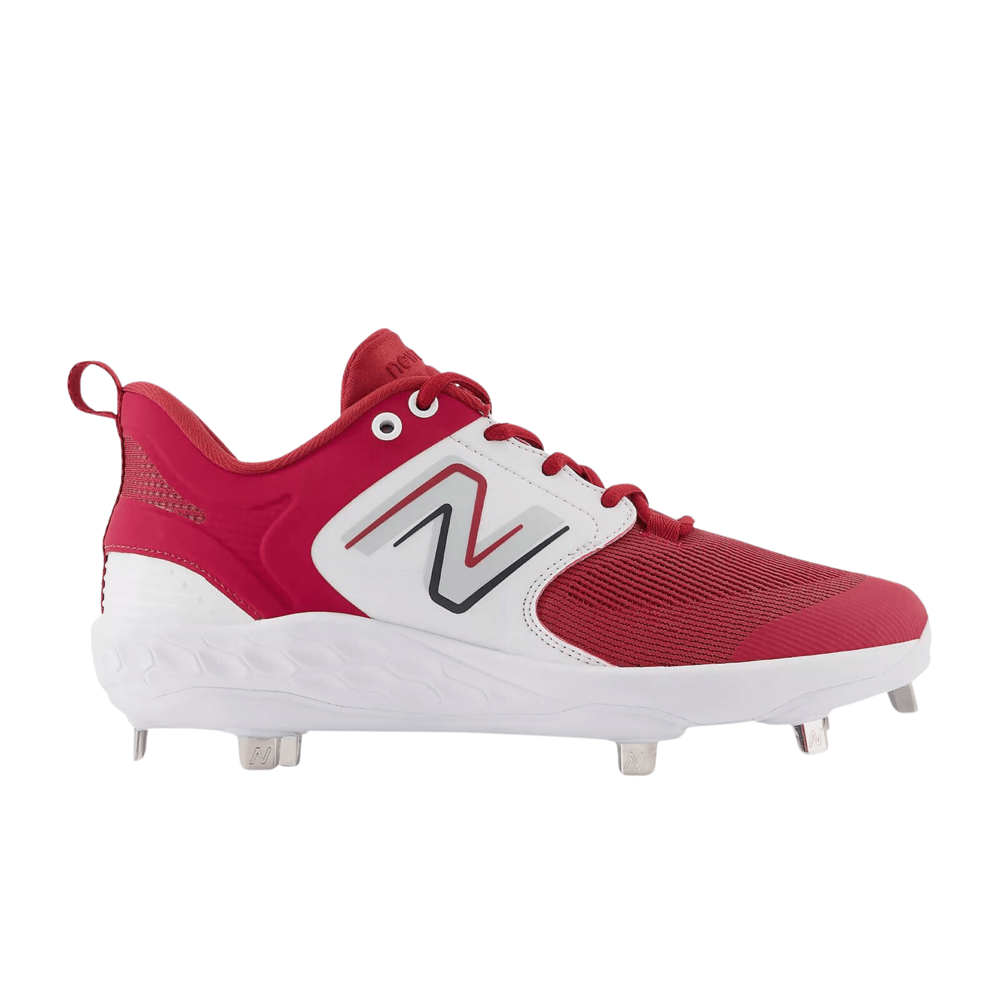 New Balance Fresh Foam X 3000 v6 Cardinal Metal Cleats
