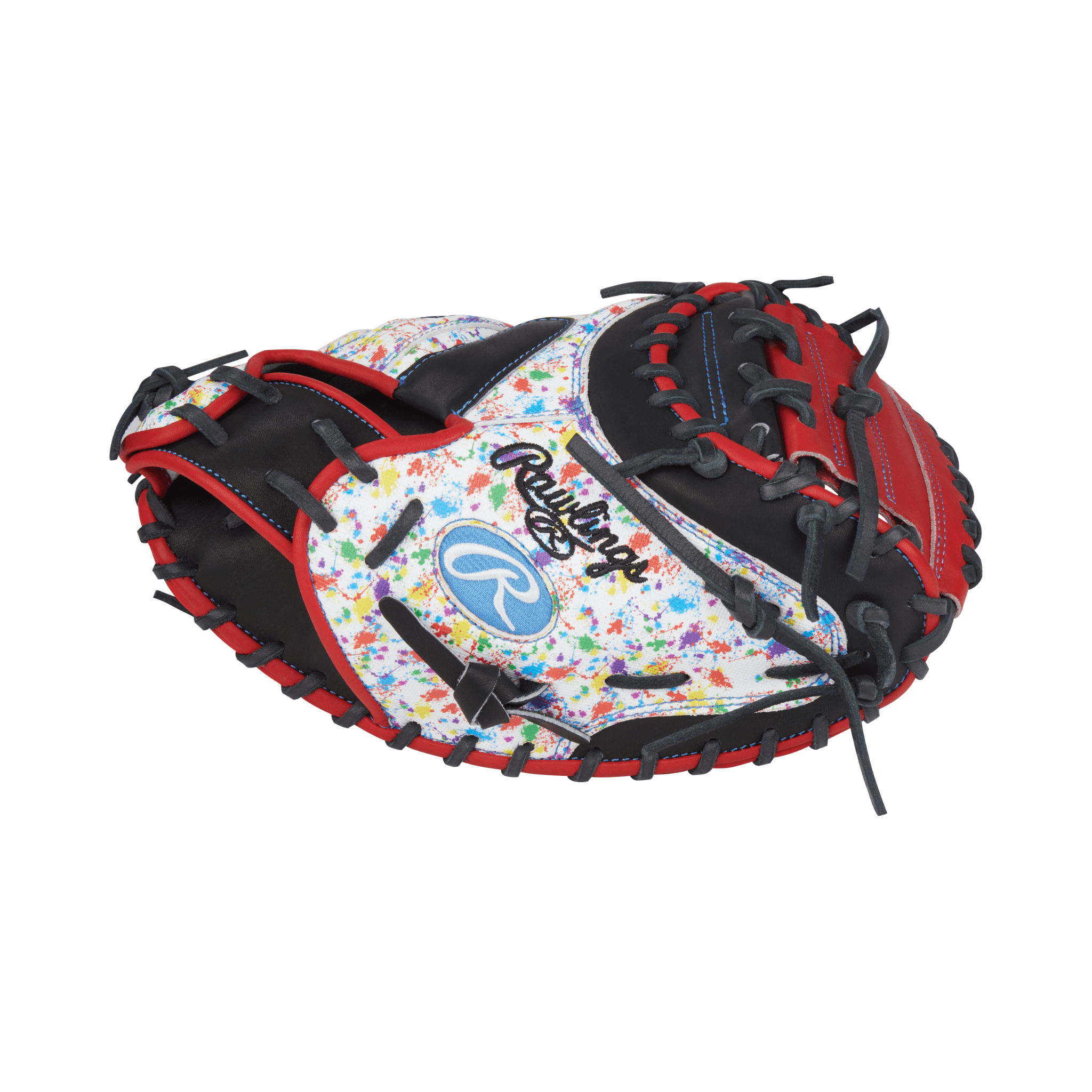 Close-up of the thumb area on the Easton Pro Collections Series Mitt