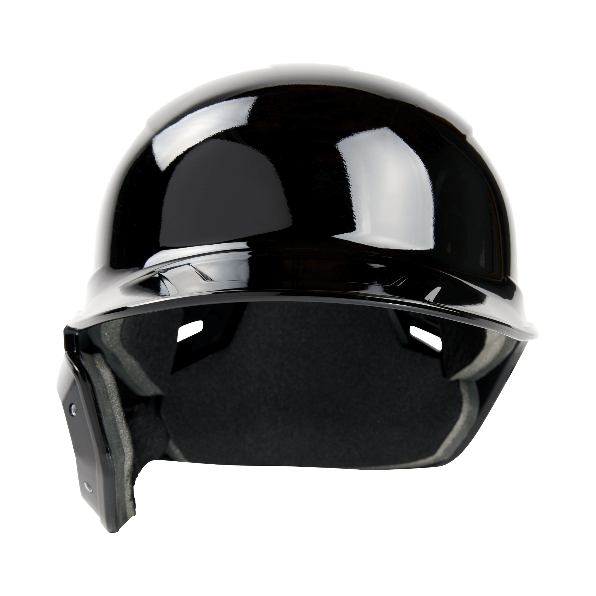 Rawlings MACH Single Ear Left Handed Batting Helmet - Gloss Black