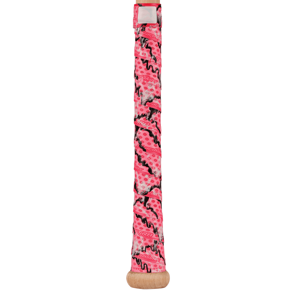 Lizard Skins DSP Ultra Bat Grip in Pink Camo, showcasing premium grip texture and bold design. Perfect for any bat.