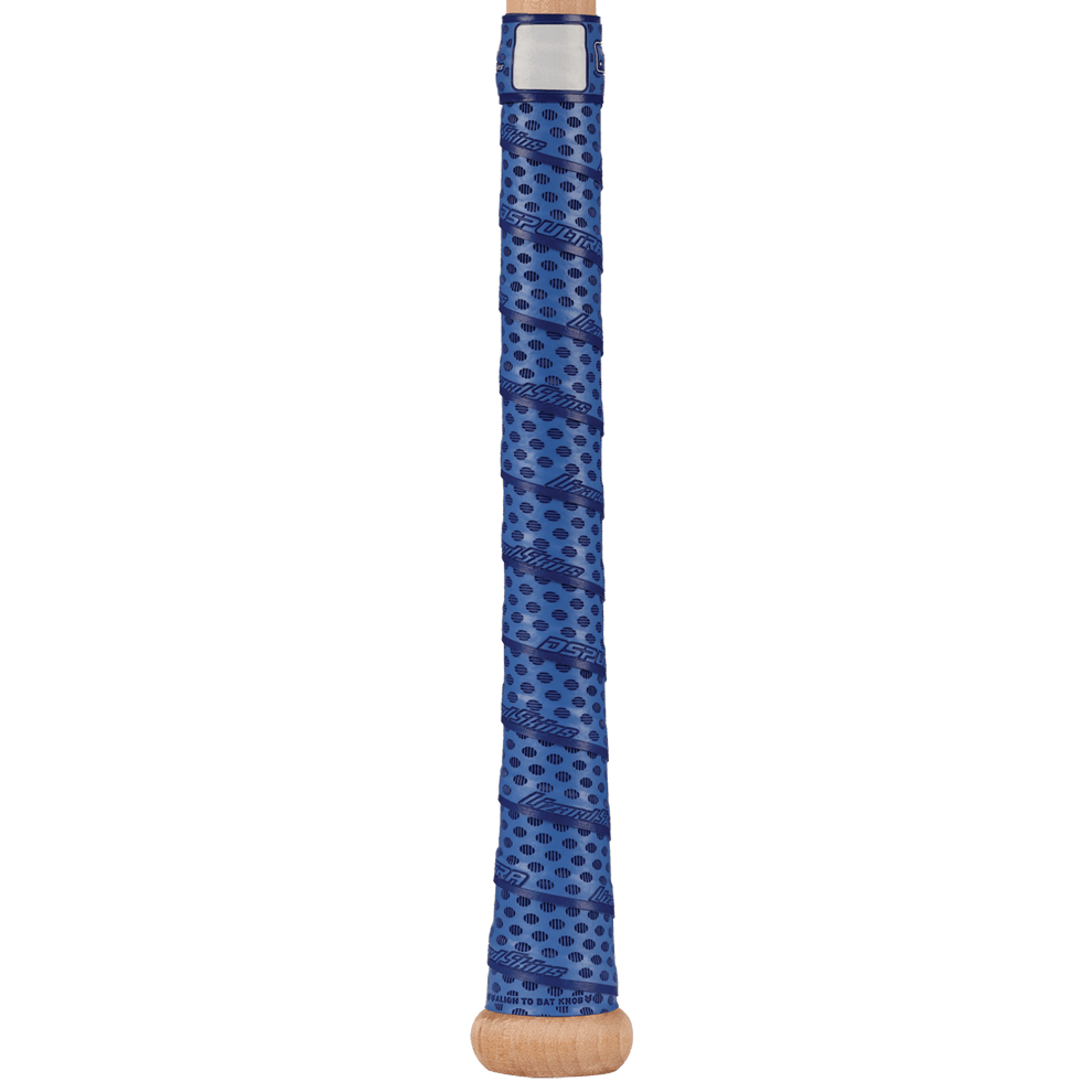Lizard Skins DSP Ultra Bat Grip in royal blue with textured design for enhanced grip and performance.