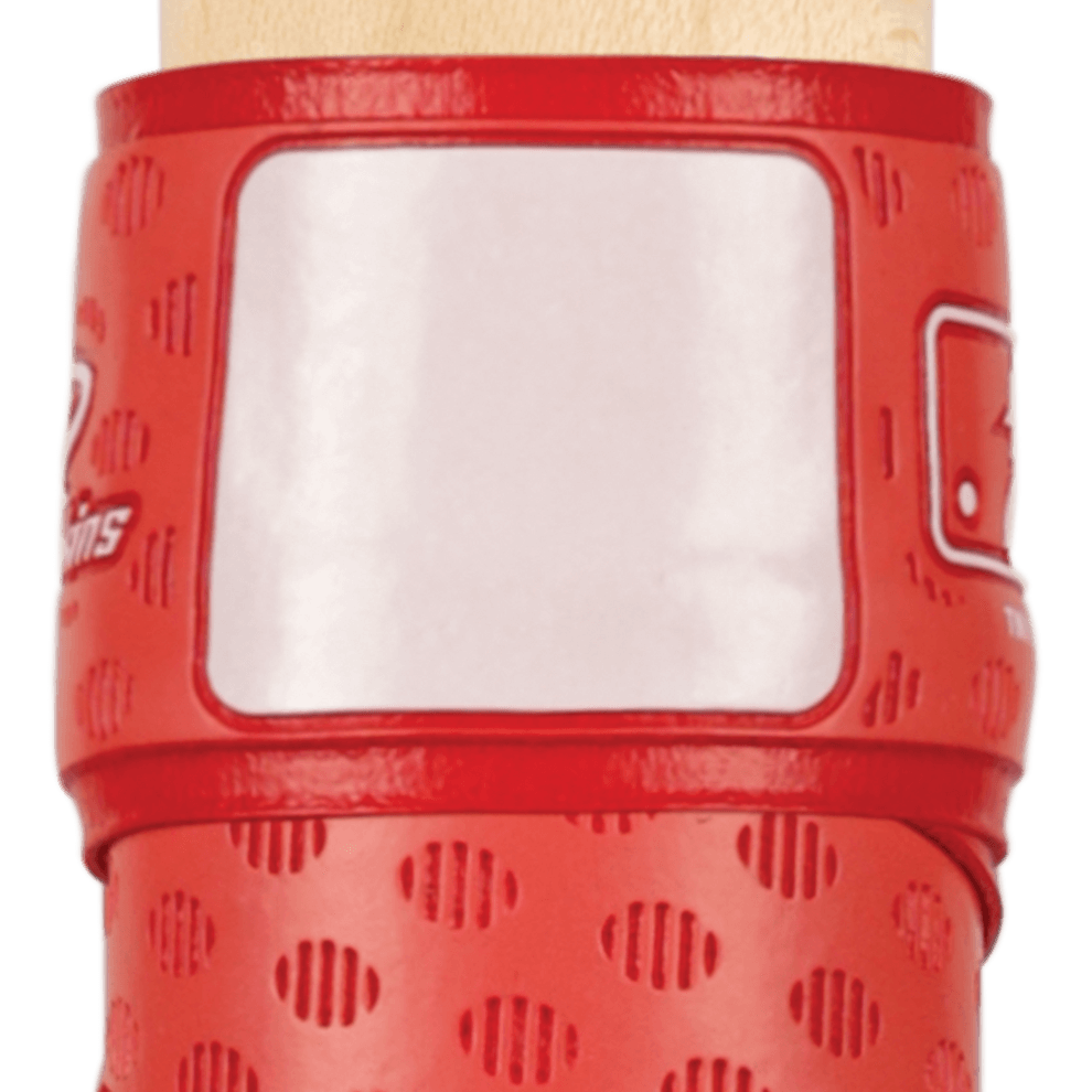 Patriotic Pop design of Lizard Skins DSP Ultra Bat Grip wrapped on bat, showcasing installation and premium look