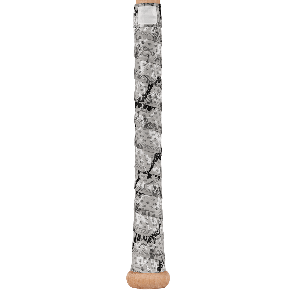Lizard Skins DSP Ultra Bat Grip in Shadow Camo with premium adhesive and textured installation details.