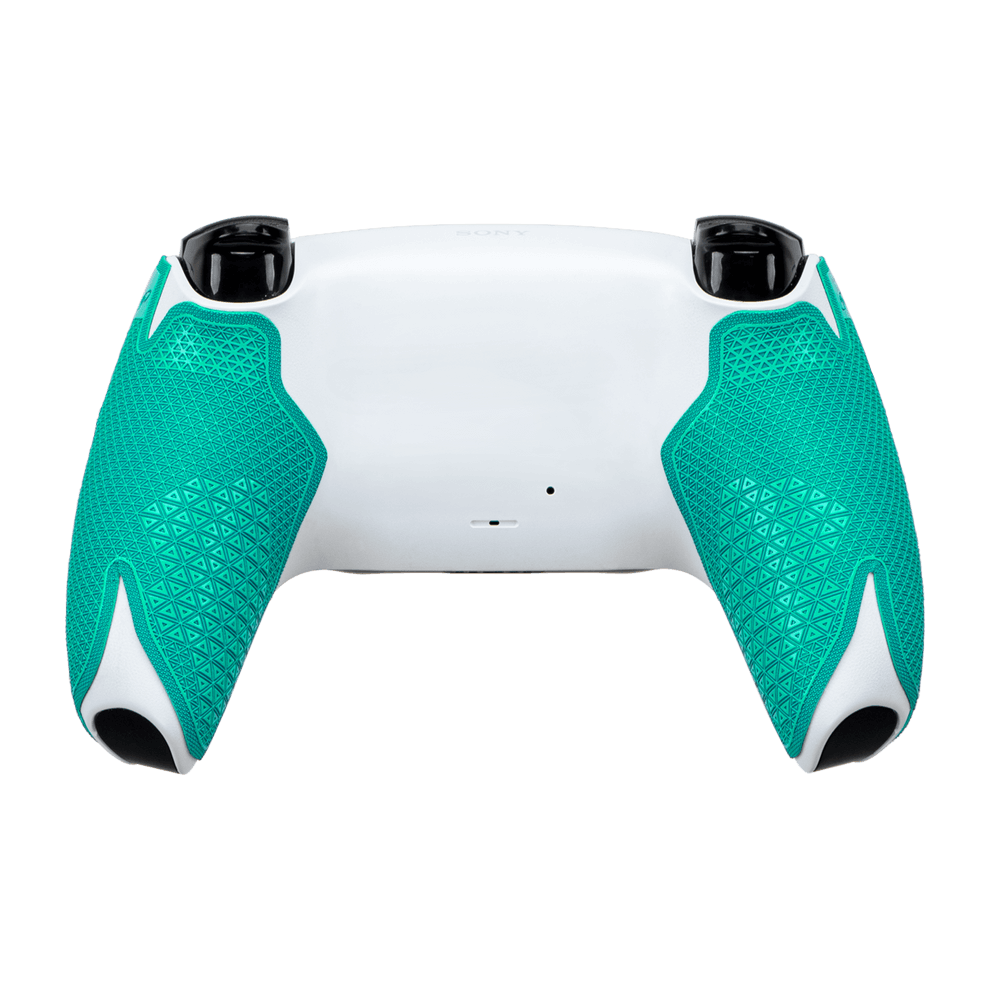 Lizard Skins DSP Controller Grip for PlayStation 5 in teal, featuring a slip-resistant, multi-textured surface.