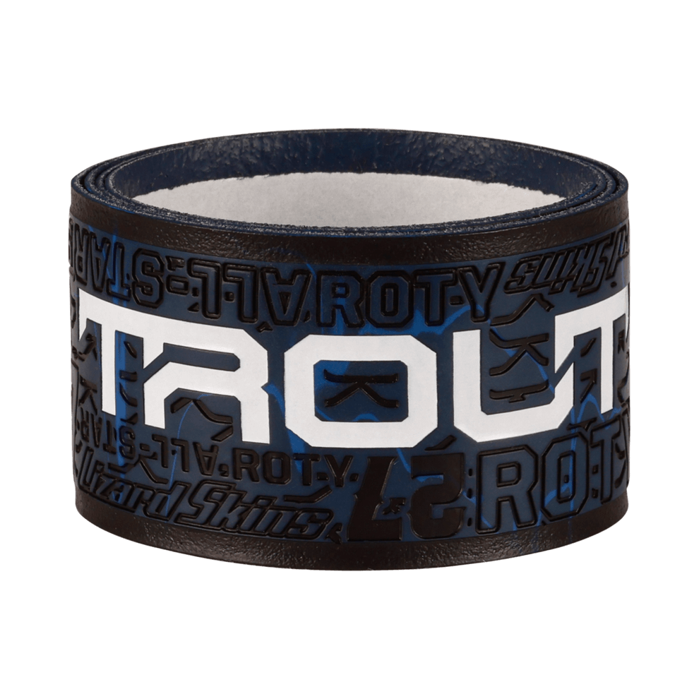 Lizard Skins DSP Bat Grip featuring Mike Trout's logo in Neptune Camo design for enhanced control and comfort.