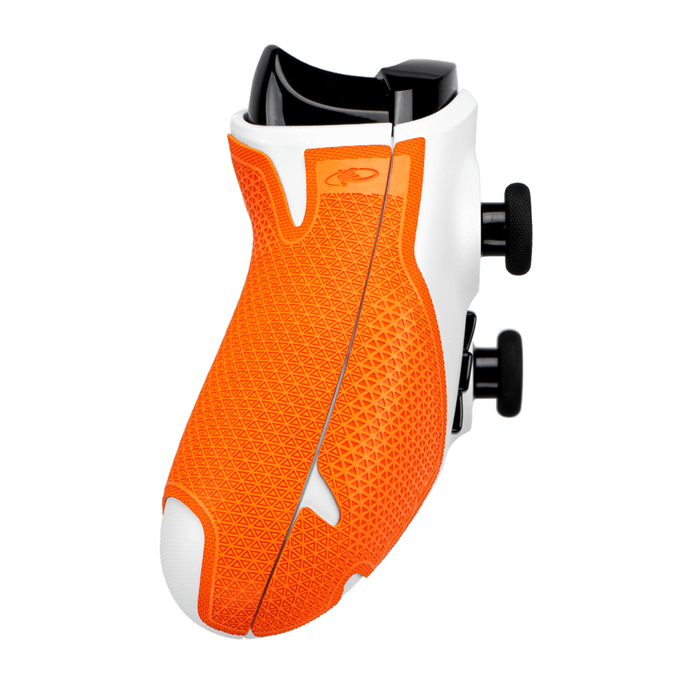 Lizard Skins DSP Controller Grip for Xbox One in tangerine color, featuring a slip-resistant, multi-textured surface.