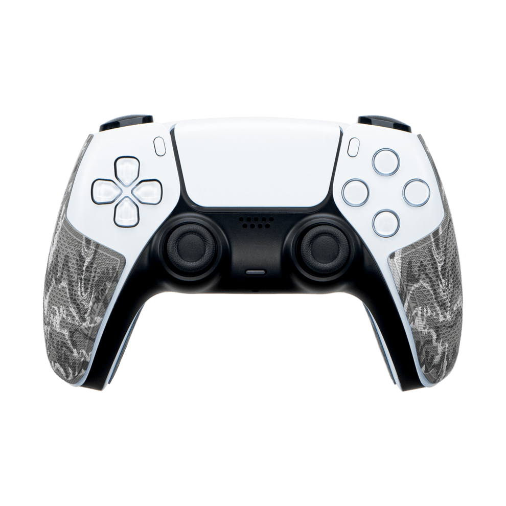 Lizard Skins DSP Controller Grip for PS5 in Phantom Camo, featuring slip-resistant, multi-textured surface for enhanced gameplay.