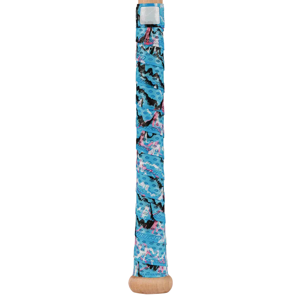 Lizard Skins DSP Ultra Bat Grip in Vice Camo design featuring vibrant colors and textured ridges for enhanced grip and performance.