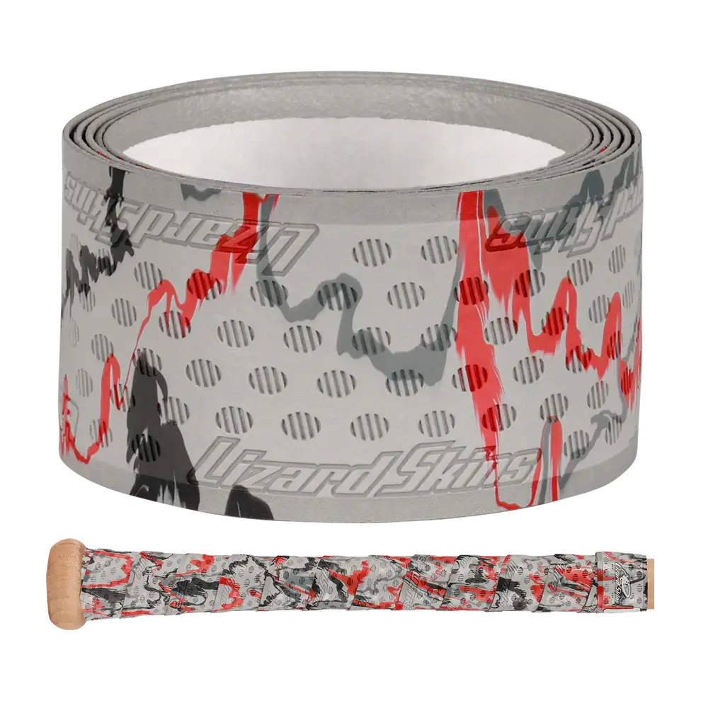 Lizard Skins DSP Ultra Bat Grip in Blitz Camo pattern, featuring premium adhesive and camo design for enhanced performance.