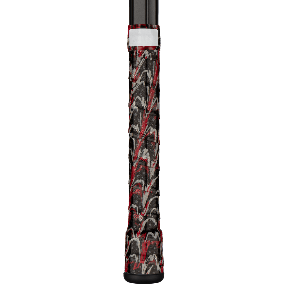 Lizard Skins DSP Lacrosse Grip Tape V2 in Wildfire Camo, featuring slip-resistant texture for enhanced player performance.