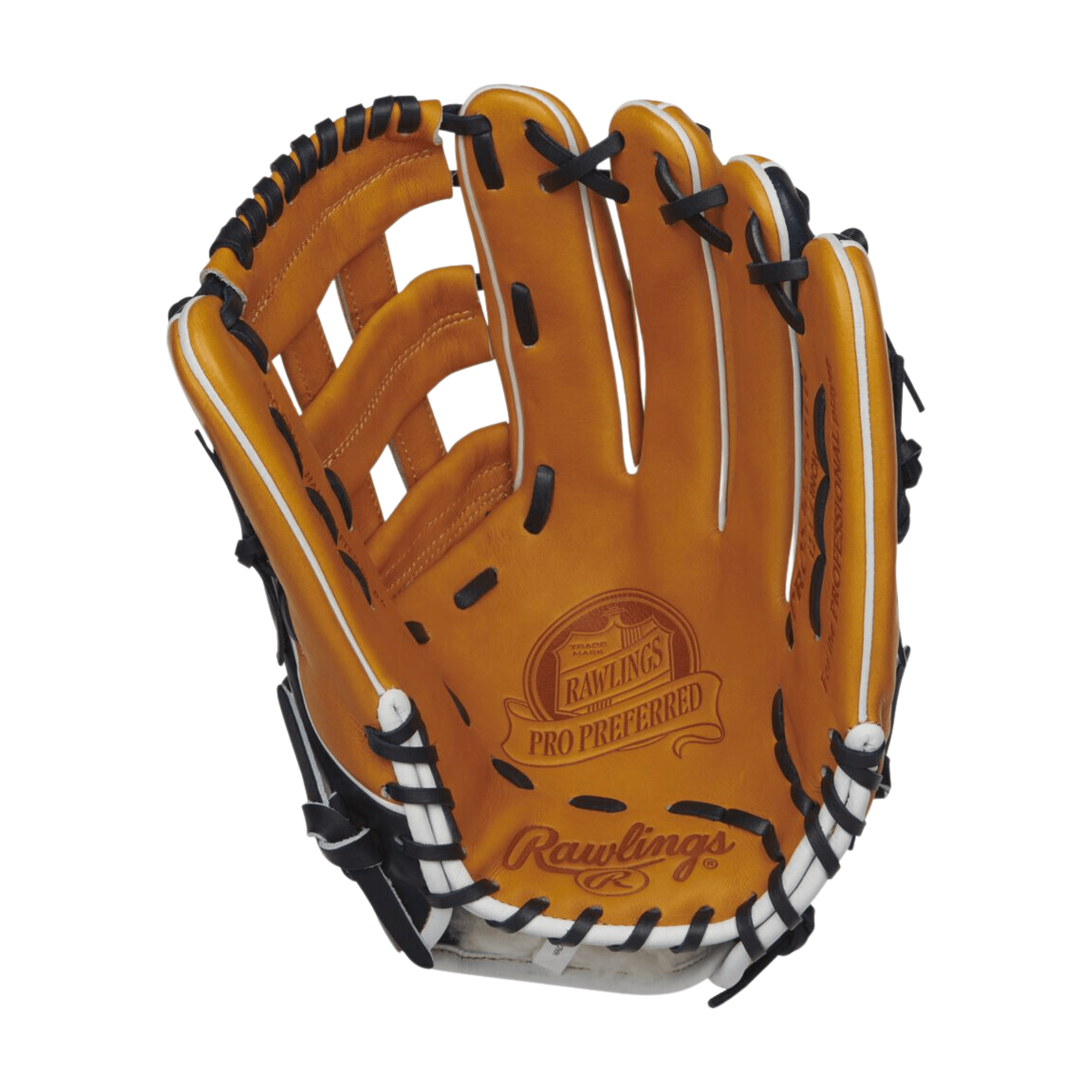 Rawlings Pro Preferred 12.75 Outfield Glove Tan/Navy