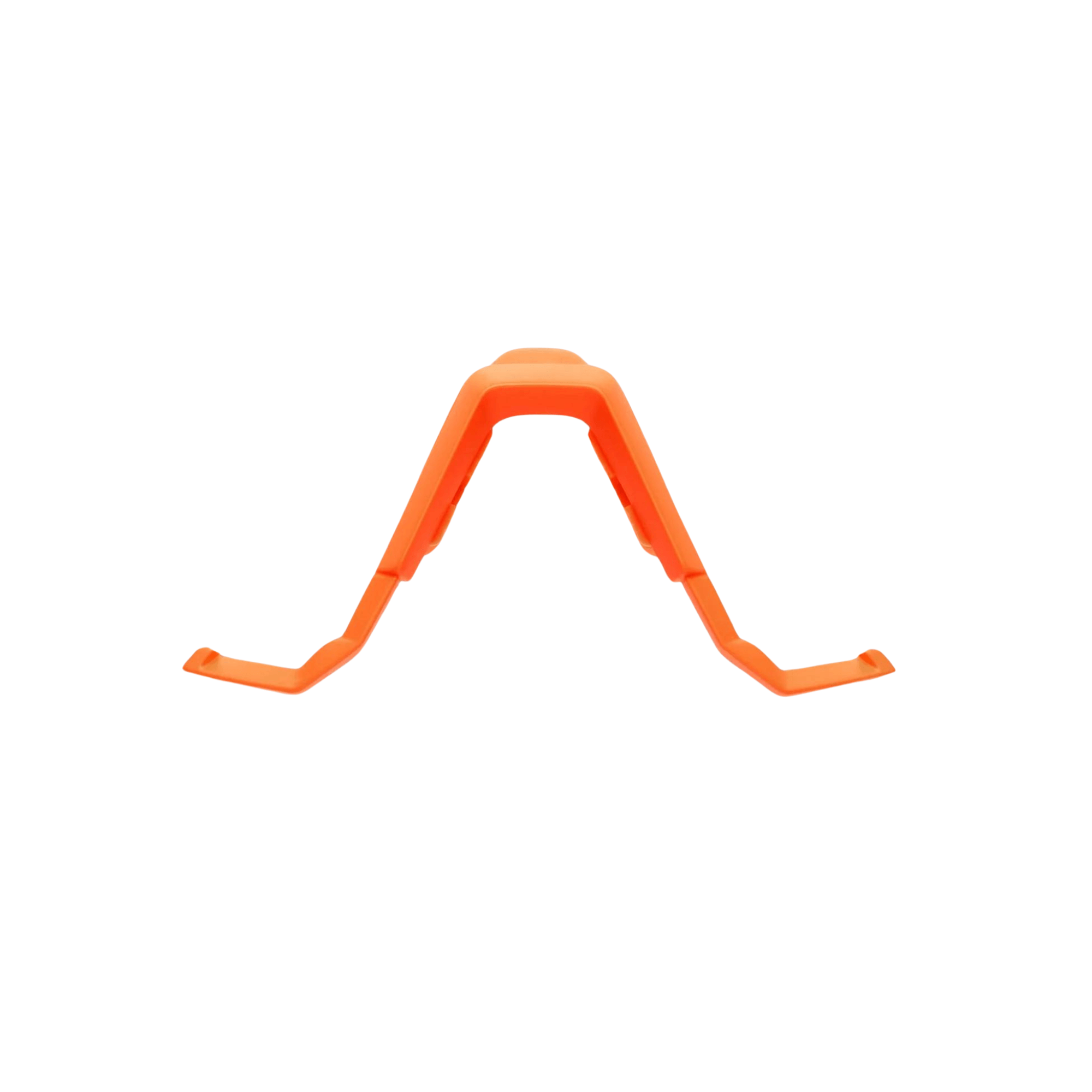 100% SPEEDCRAFT S3 nose bridge kit in soft tact two-tone orange for performance sunglasses, includes standard and alternative nose pads.