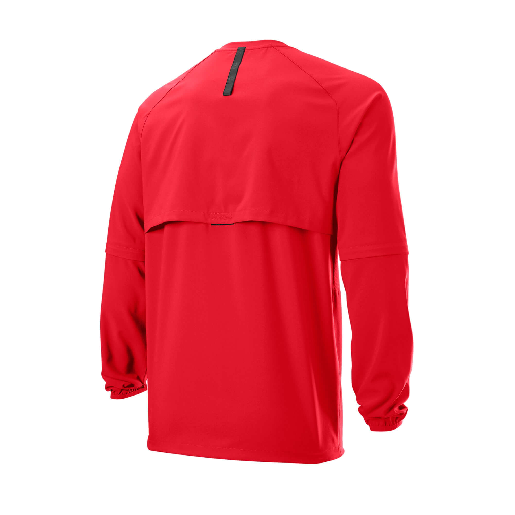 Evoshield Adult Long Sleeve BP Jacket in Scarlet, featuring removable sleeves and mesh inserts for breathability.
