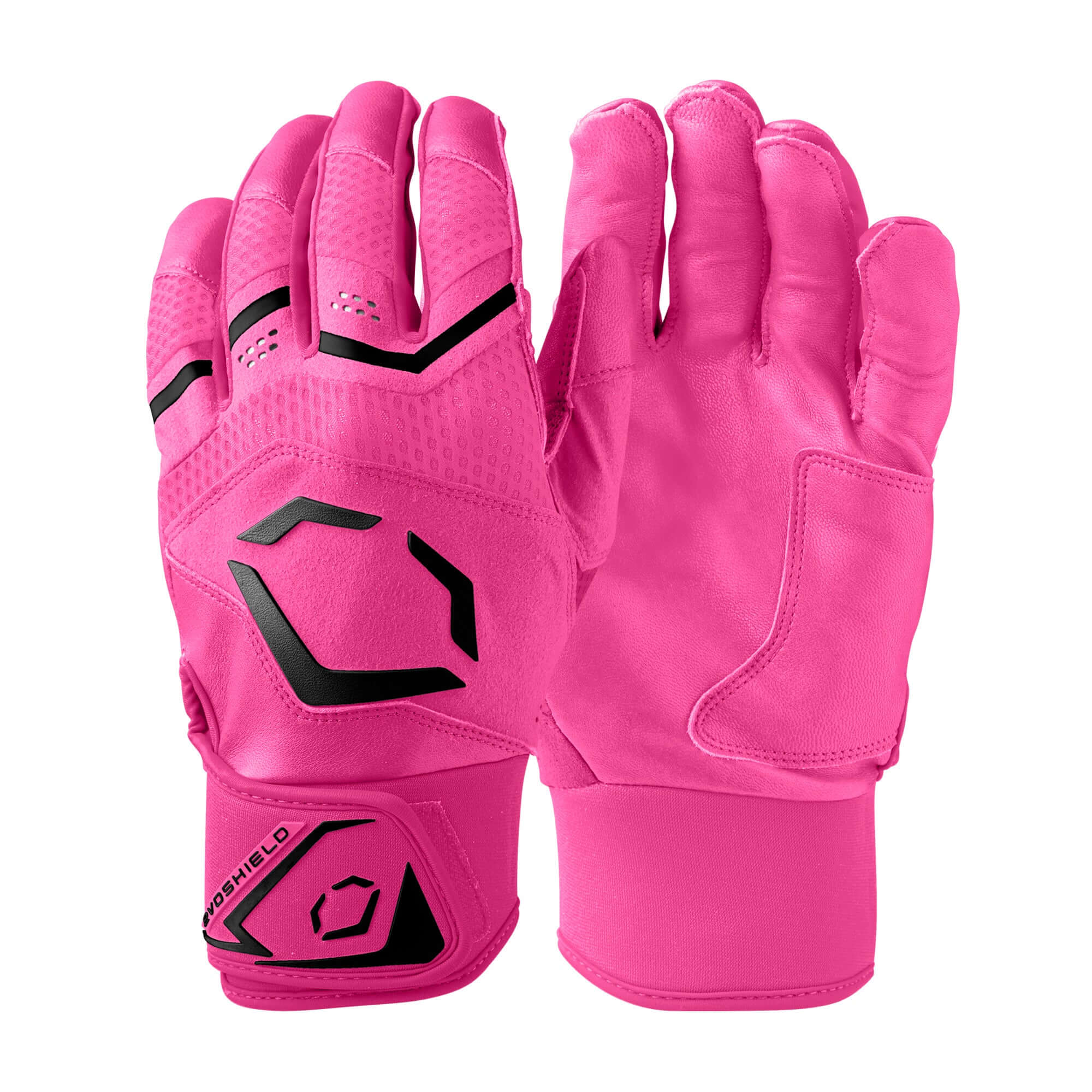 Evoshield Adult Carbyne Batting Gloves - Hot Pink