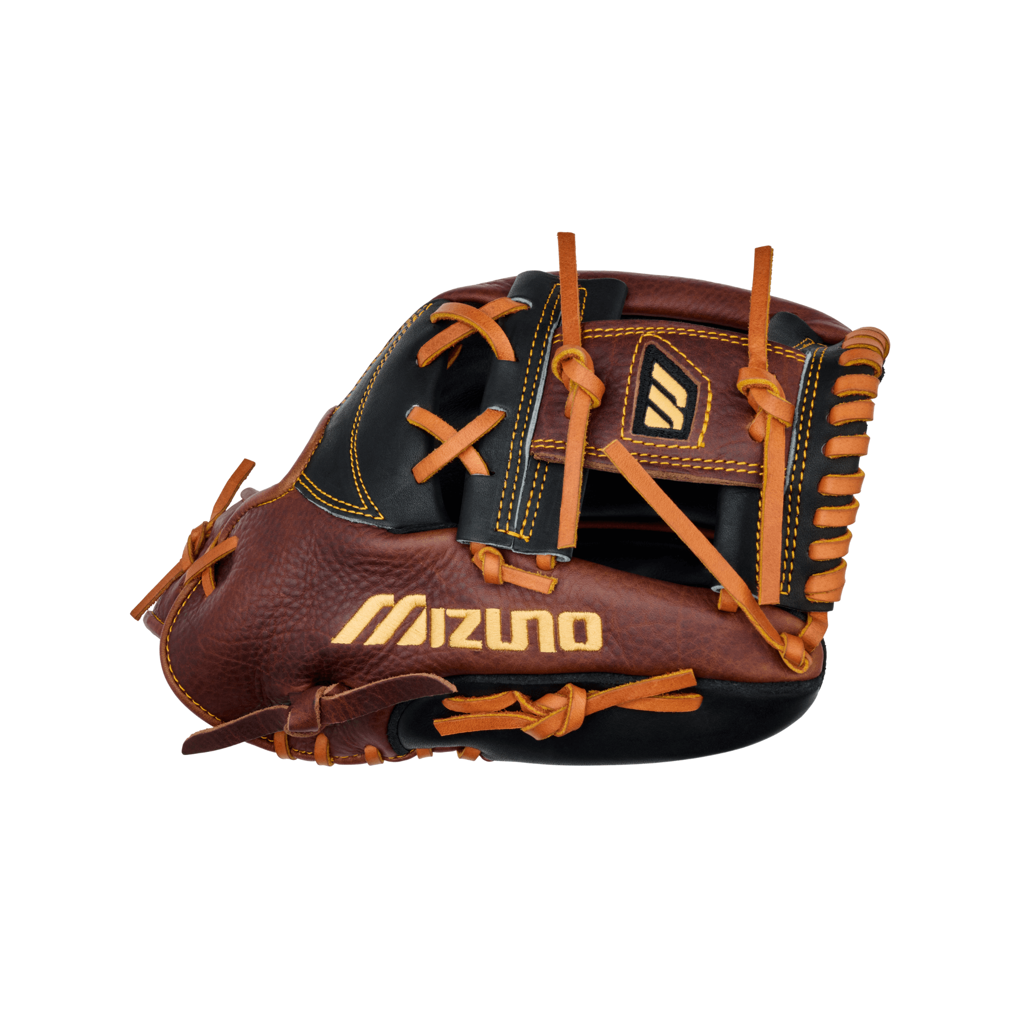 Mizuno MCL-5001 Chipper Jones 99 NL MVP Commemorative Glove with classic leather design and detailed stitching.