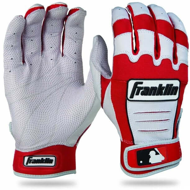 Franklin CFX Pro Batting Gloves - Red/Pearl
