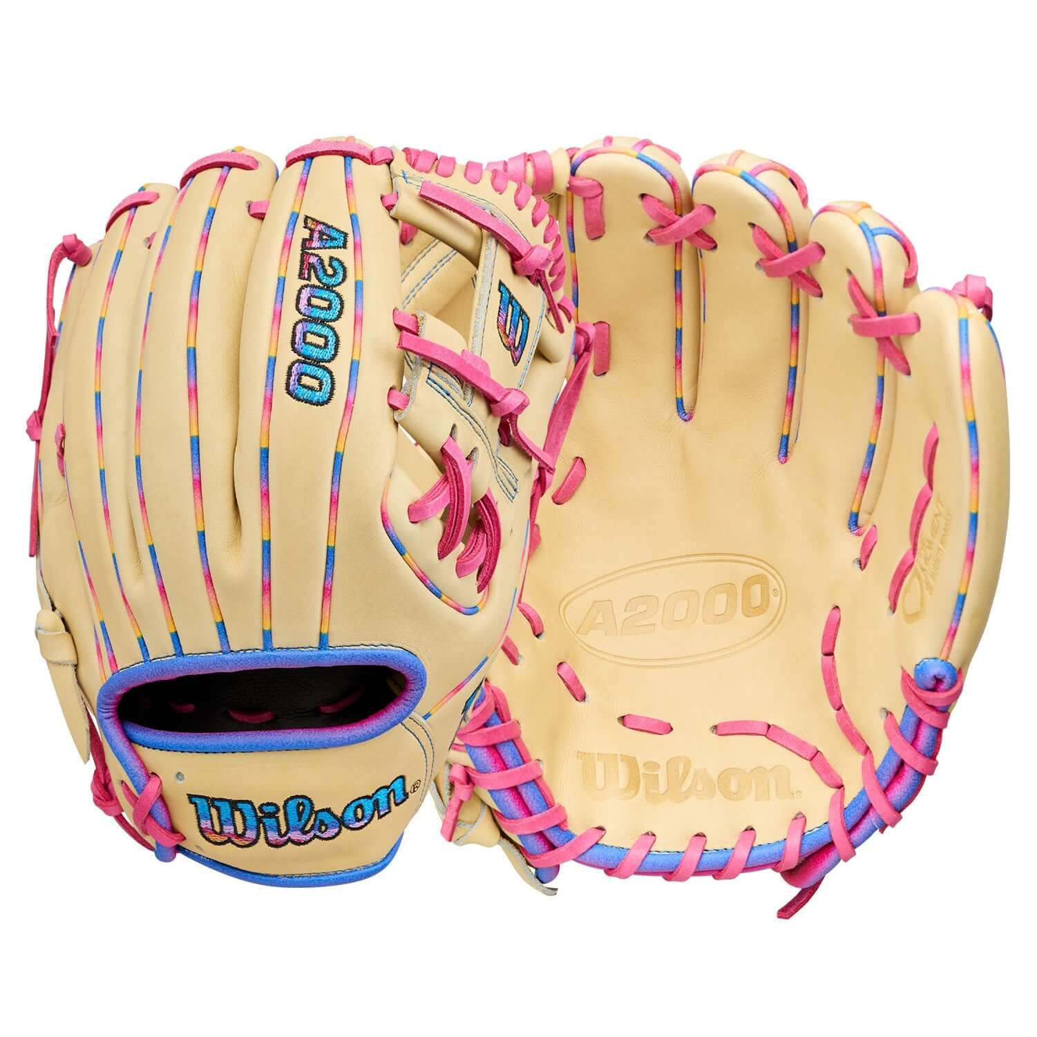 Wilson 2026 Love the Moment A2000 1786 11.5" infield baseball glove showcasing Pro Stock Leather and H-Web design