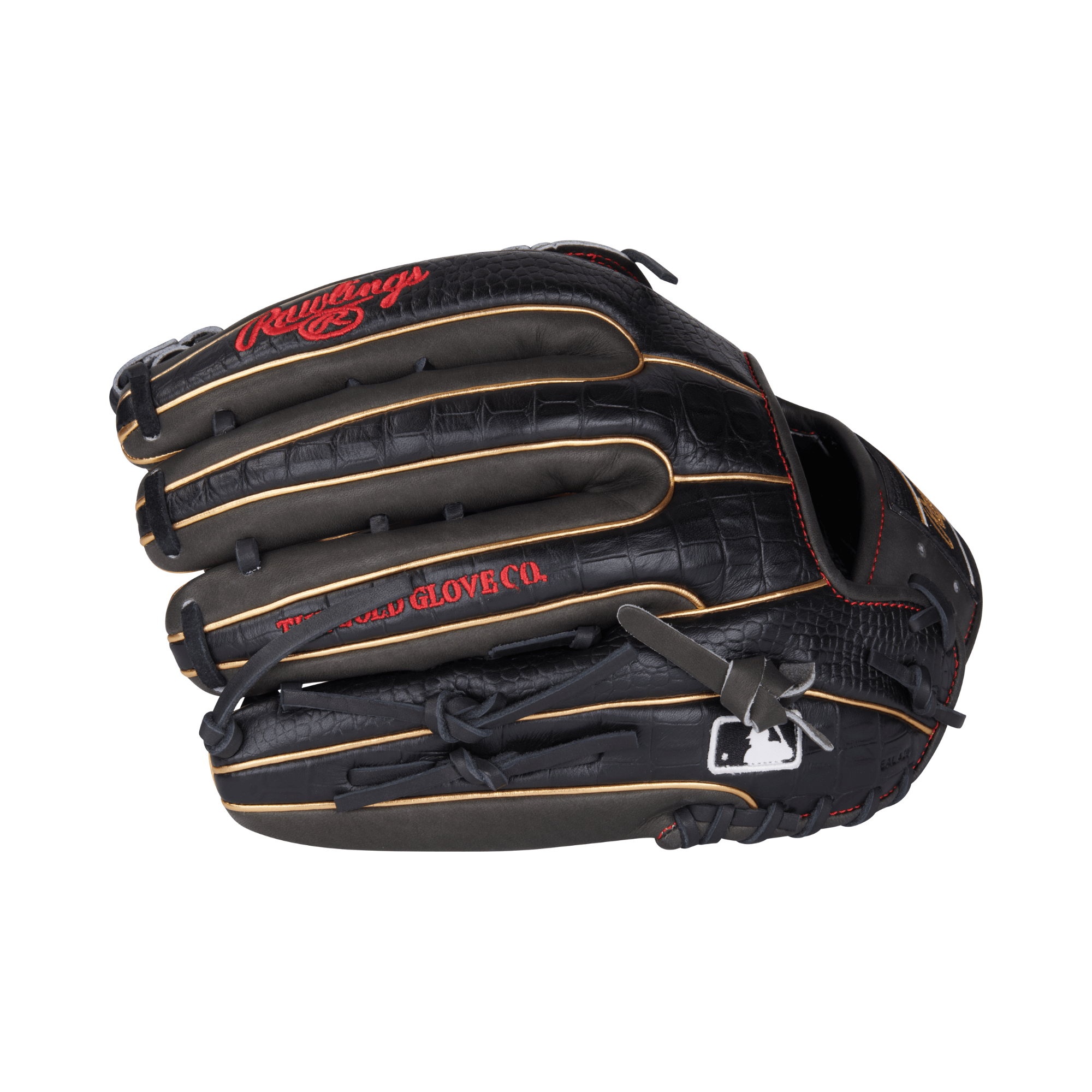 Rawlings Heart of the Hide PROR3319-6DS 12.75" baseball glove in Dark Shadow color, showcasing premium leather and design.