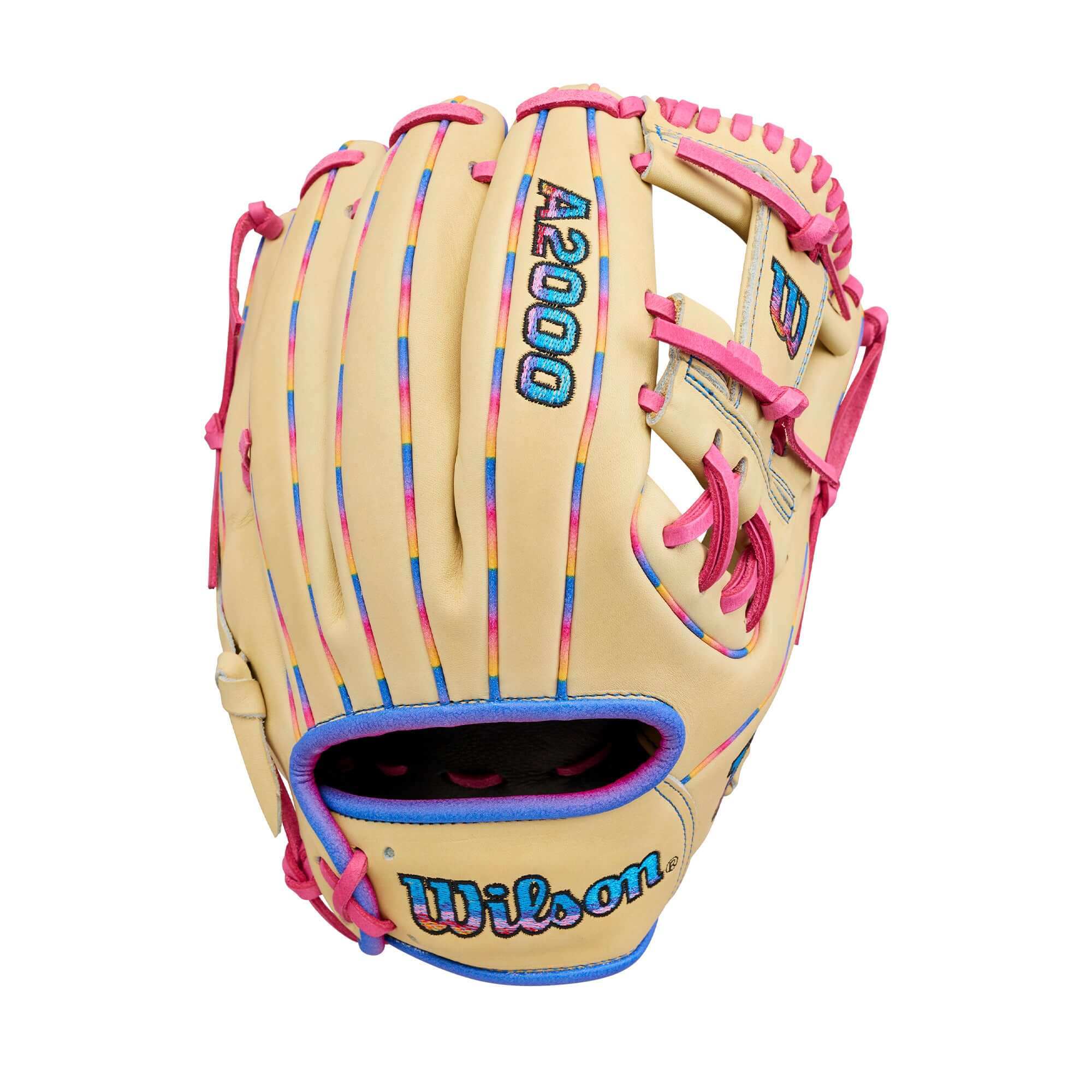 Wilson 2026 Love the Moment A2000 1786 11.5" Infield Baseball Glove with colorful design