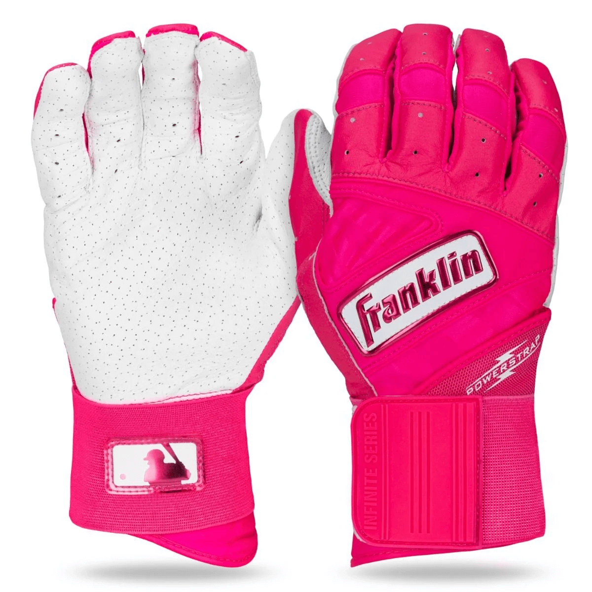 Franklin Adult Infinite Powerstrap Series Batting Gloves - Pink
