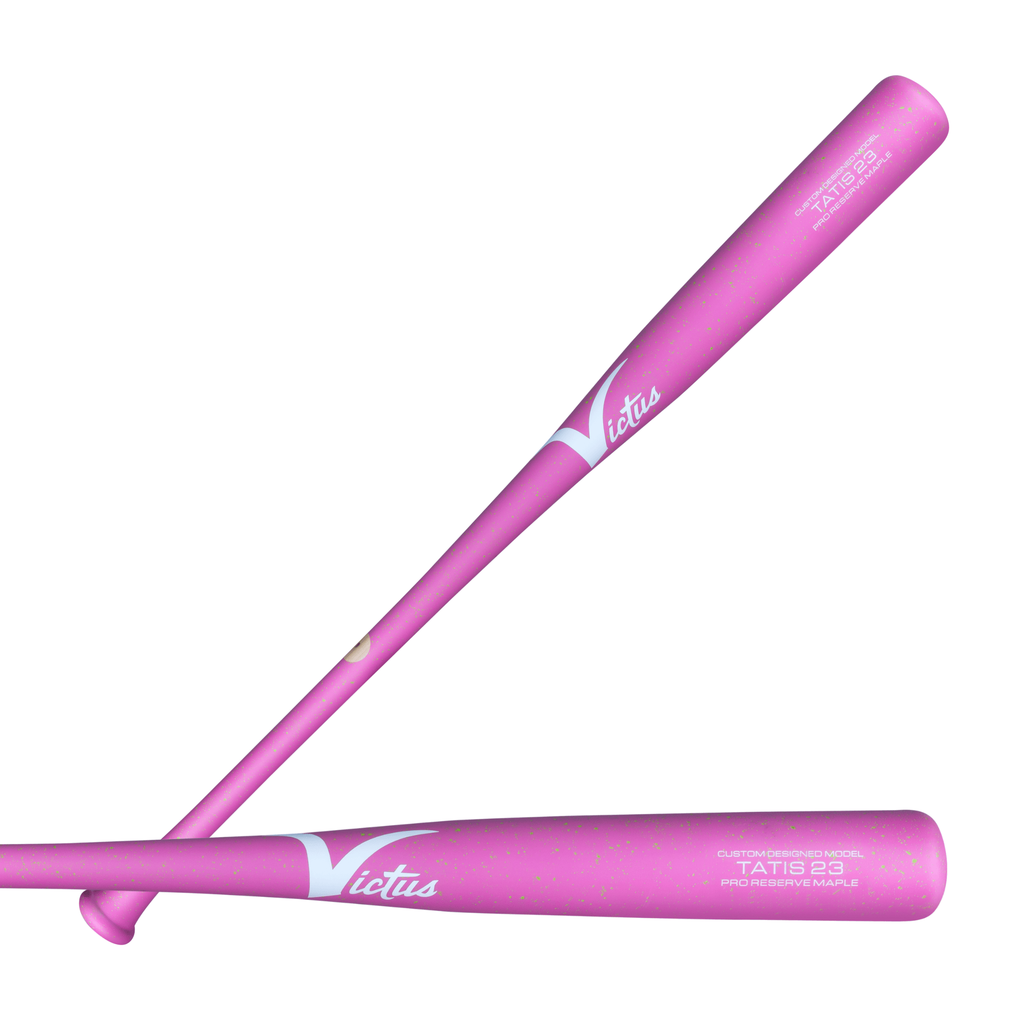 Victus Tatis23 In-Stock Pro Reserve Maple NPink/NGreen Wood Baseball Bat