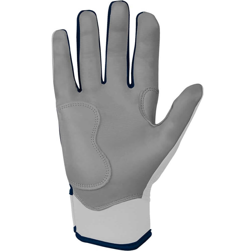 Bruce Bolt Youth Premium Pro Chrome Short Cuff Batting Gloves Navy