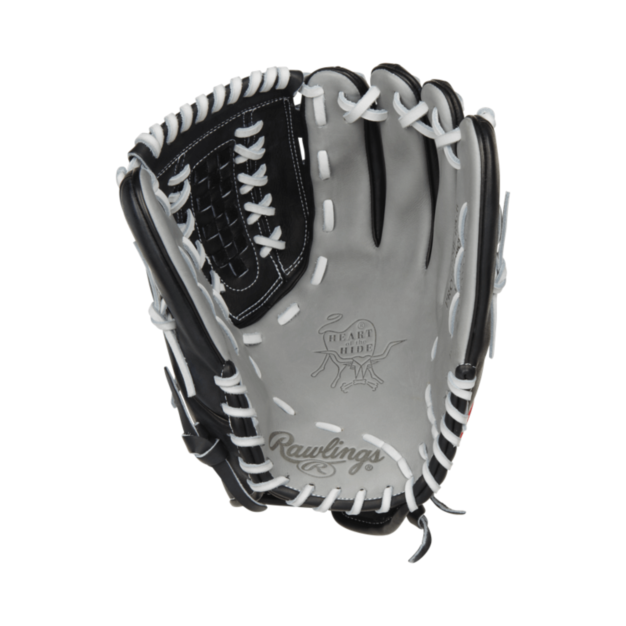 Rawlings Heart of the Hide 12.5 Fastpitch Softball Glove, Left Hand Throw, ultra-premium steer-hide leather.