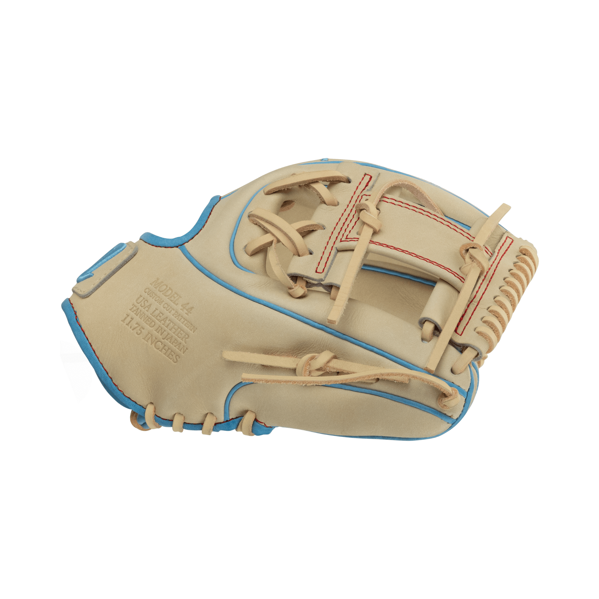 Marucci Capitol M Type 44A2 11.75" I Web RHT glove in camel and CB color with premium leather and modern design.