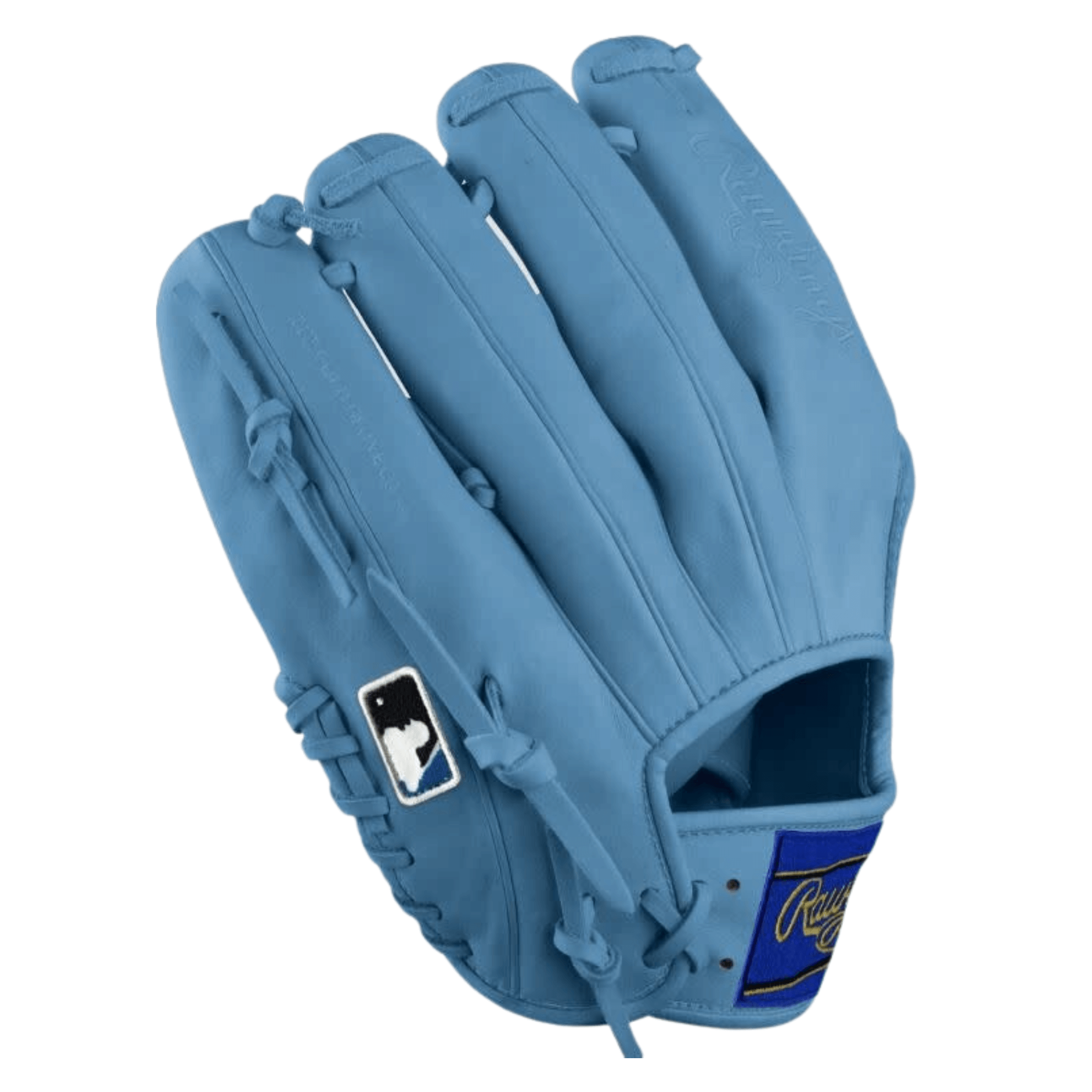 Rawlings Heart of the Hide Custom ProTT2 11.5 Sky Blue/Royal baseball glove front view
