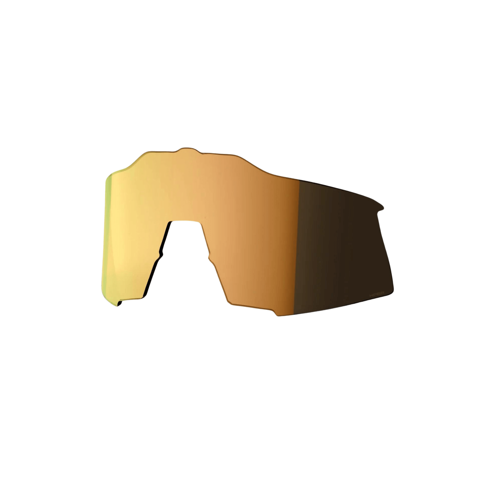 100% SPEEDCRAFT replacement lens in HiPER gold mirror for optimal light transmission and enhanced vision clarity.