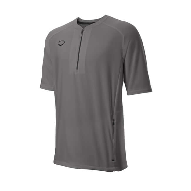 Evoshield Long Sleeve Batting Practice Jacket with removable sleeves and zippered pockets