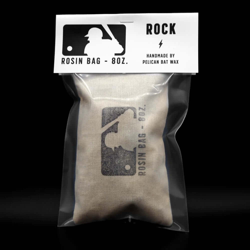 Pelican Official MLB Rosin Bag - Rock version, 8oz, designed for baseball players to enhance grip and performance.