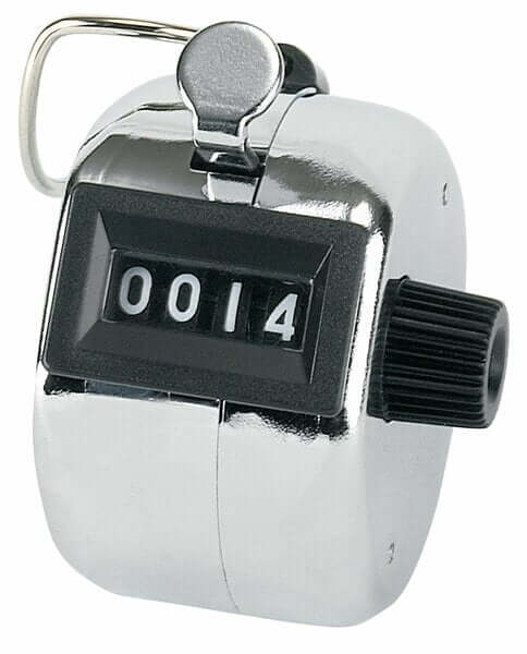 Markwort HLC Chrome Pitch Counter with a bright finish and easy-to-use features.