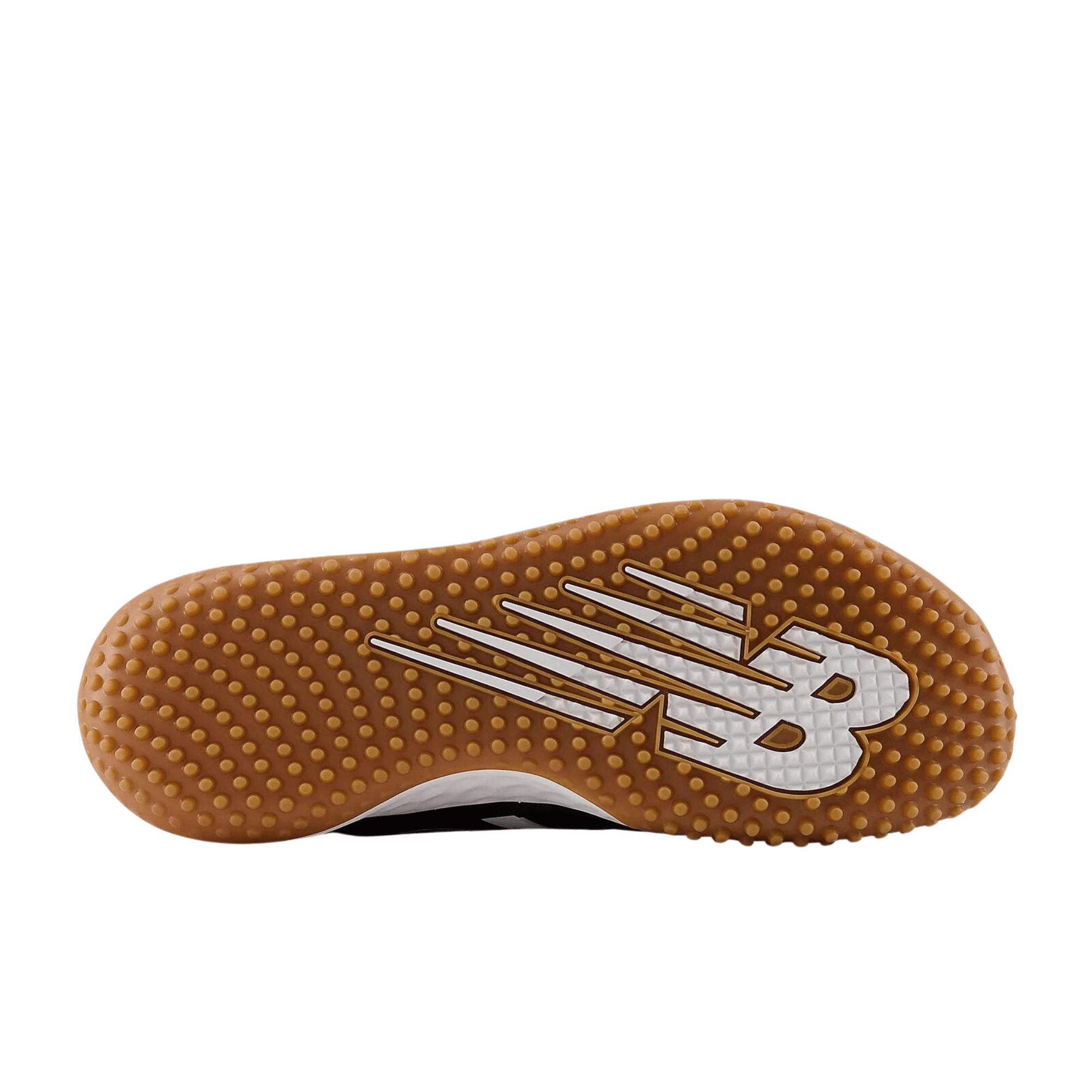 New Balance Fresh Foam 3000 v6 Turf-Trainer shoe outsole with nubbed design and iconic logo.