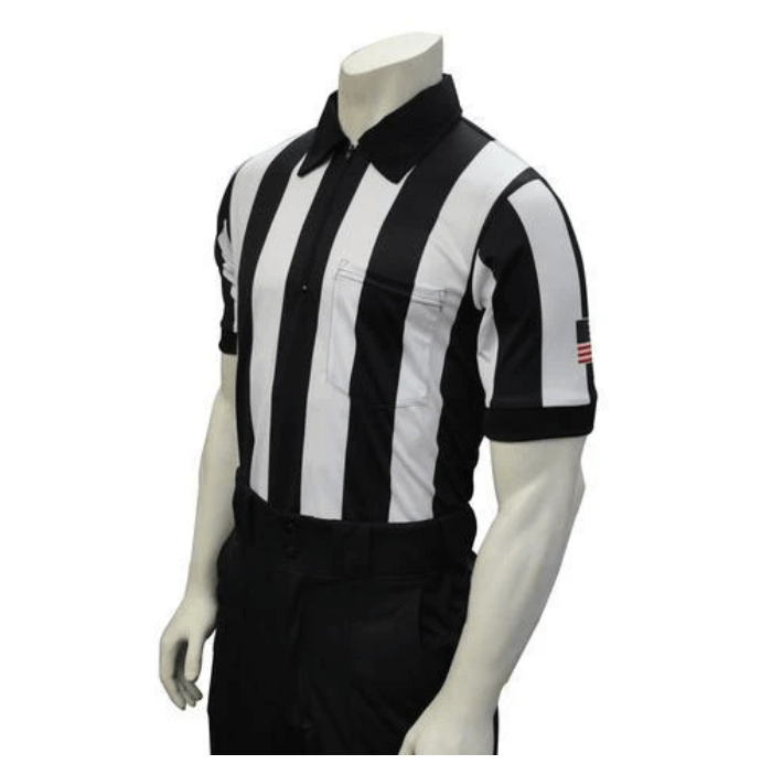 Smitty Football Short Sleeve Shirt with flag design, ideal for referees and football fans, offering comfort and style.