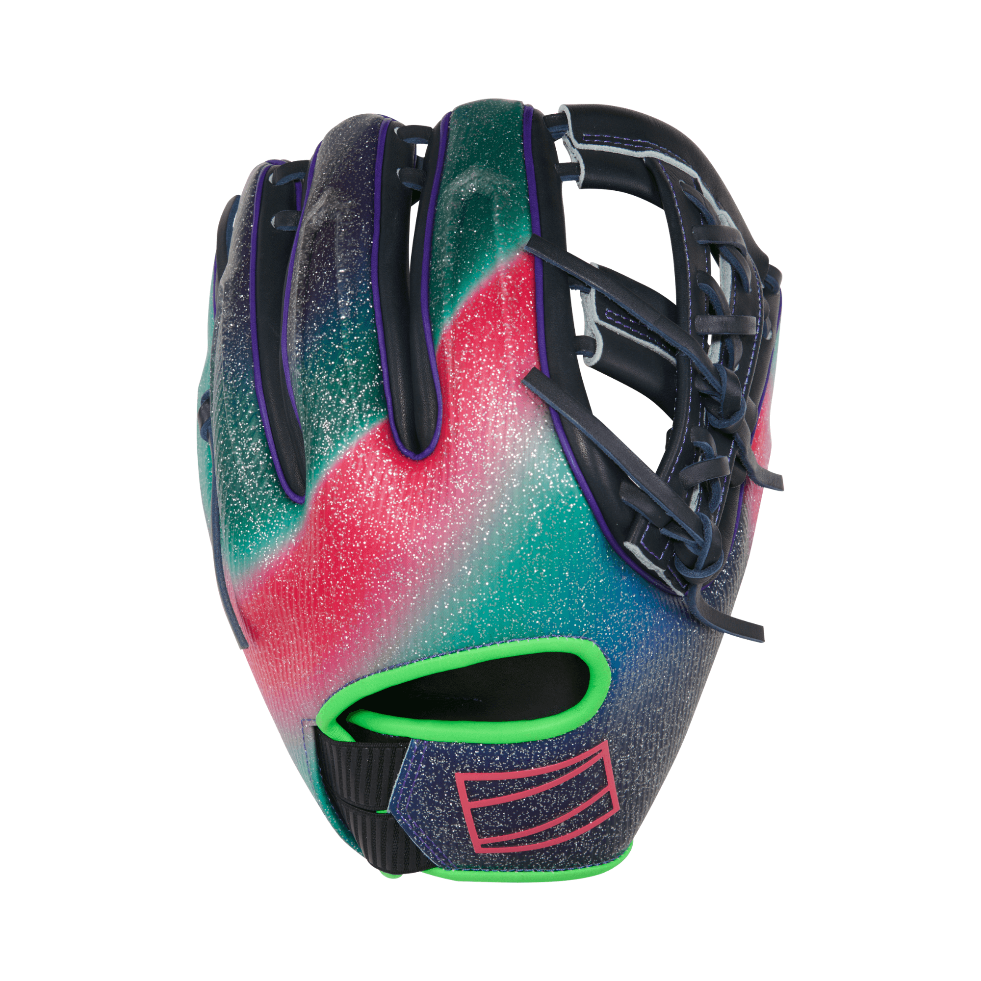 Closeup of Rawlings REV1X Glove palm with advanced REV1X construction.