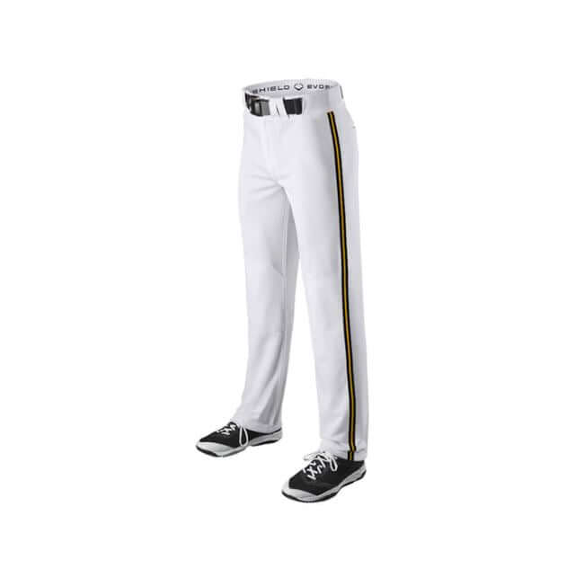 Evoshield Youth Salute Pant White W/Gold Braid