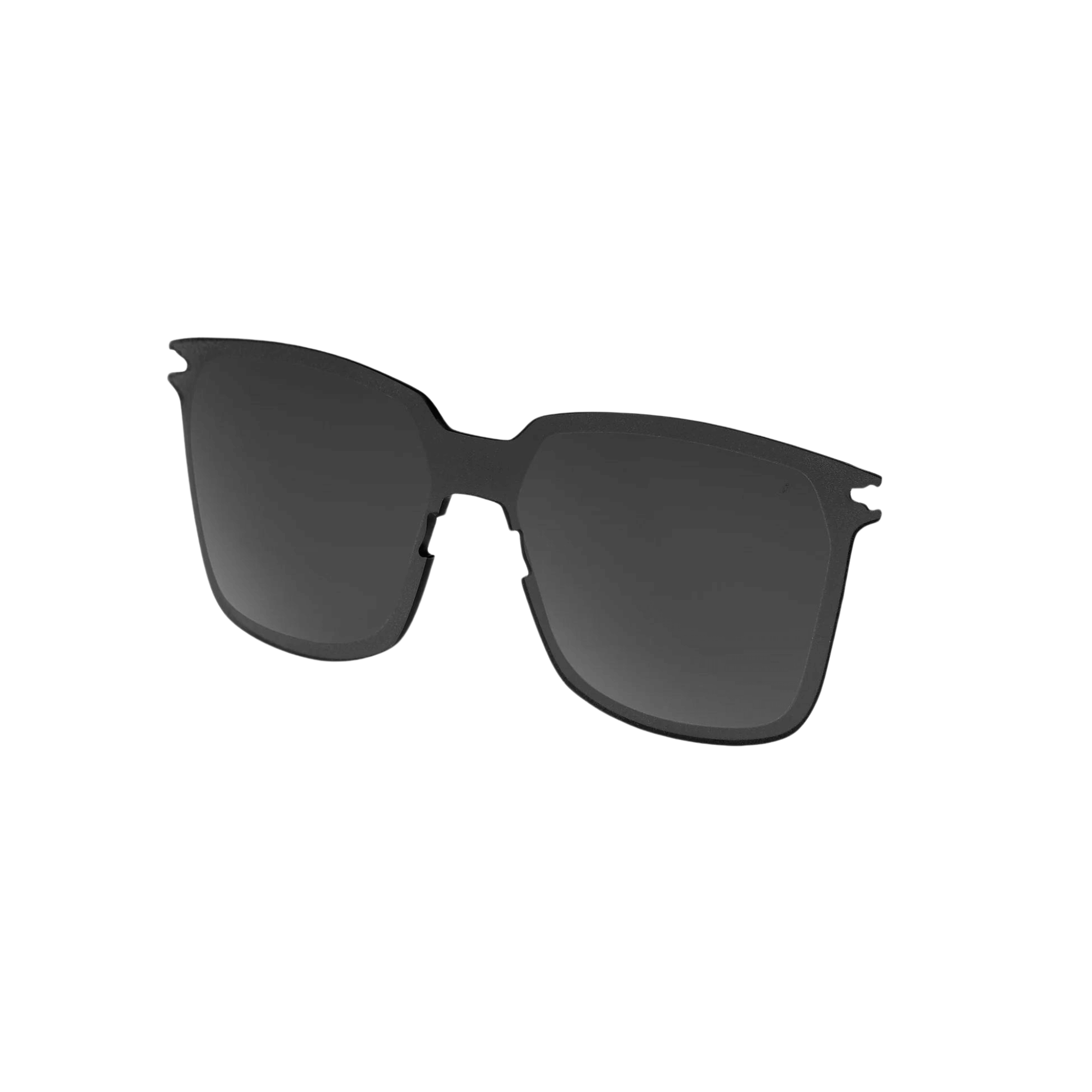 100% LEGERE SQUARE Replacement Lens in Black Mirror for Category 3 sunglasses with 11% light transmission.