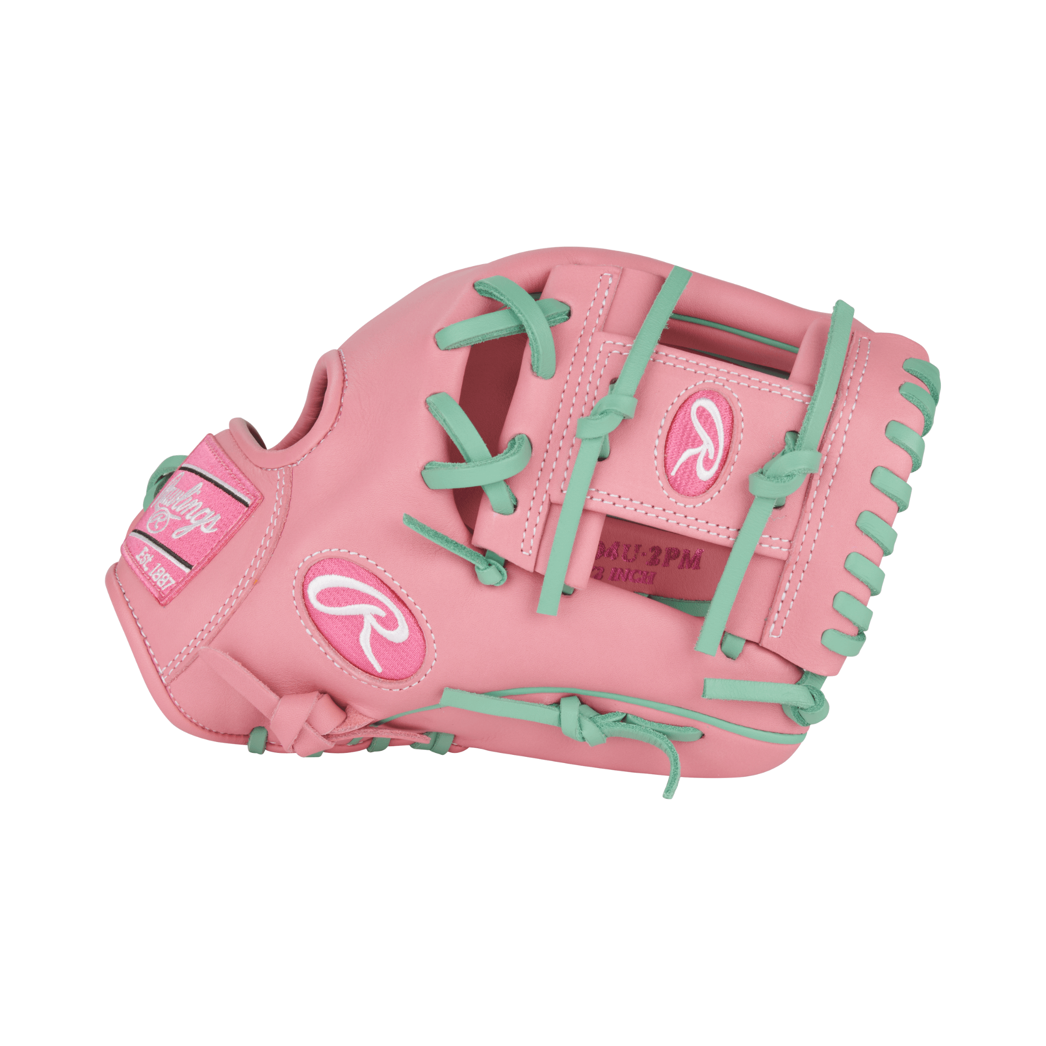 Rawlings NXT Series Infield Baseball Glove 11.5" Pink/Mint