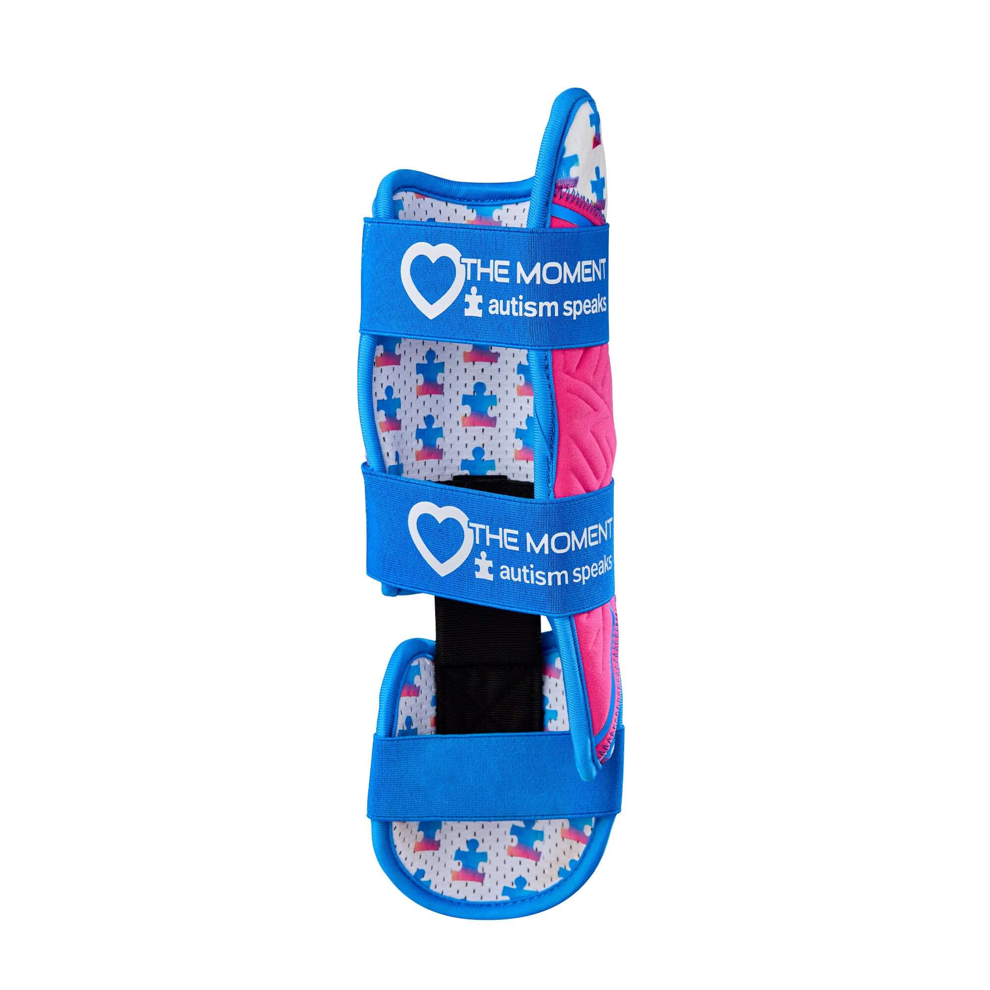 Evoshield X-SRZ Love the Moment Batter's Leg Guard - White / Royal / Scarlet