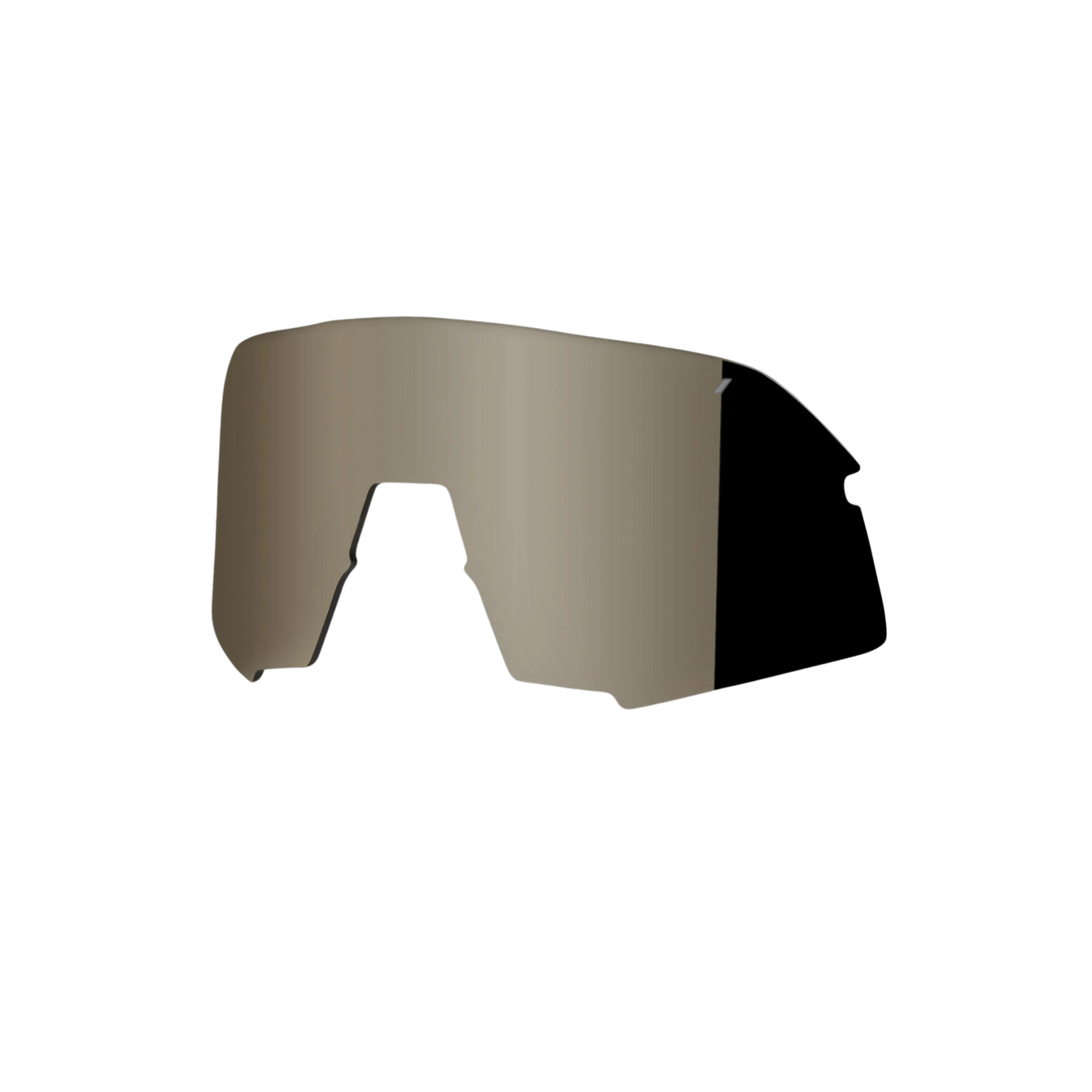 100% S3 Replacement Lens in Soft Gold Mirror, Cat 3 filter, 11% light transmission, perfect for outdoor sports.