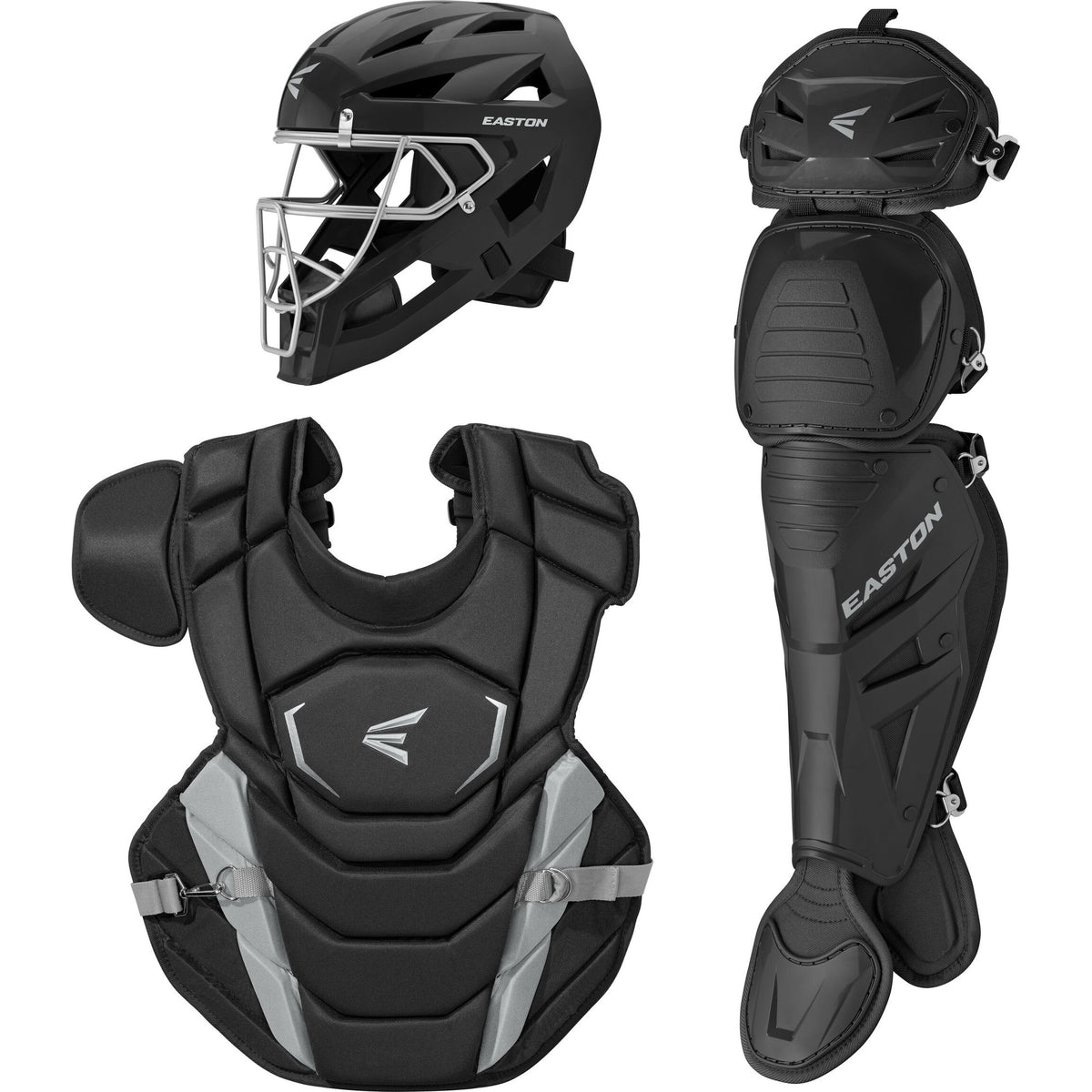 Easton Phenom catcher's gear set, black