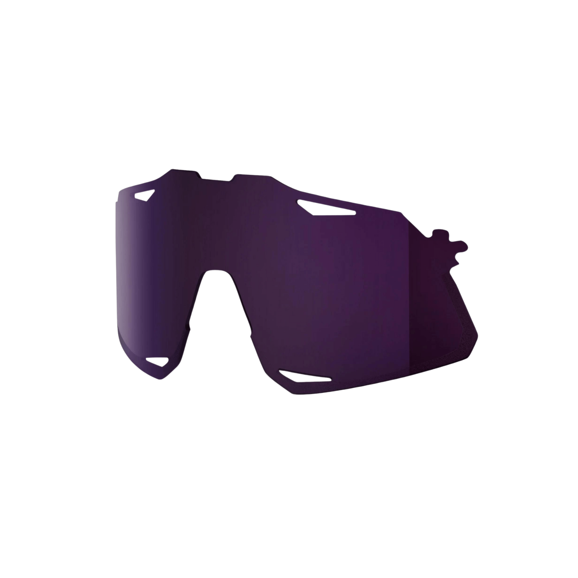 Dark Purple HYPERCRAFT Polycarbonate Replacement Lens for sports eyewear, enhancing vision and style for athletes.