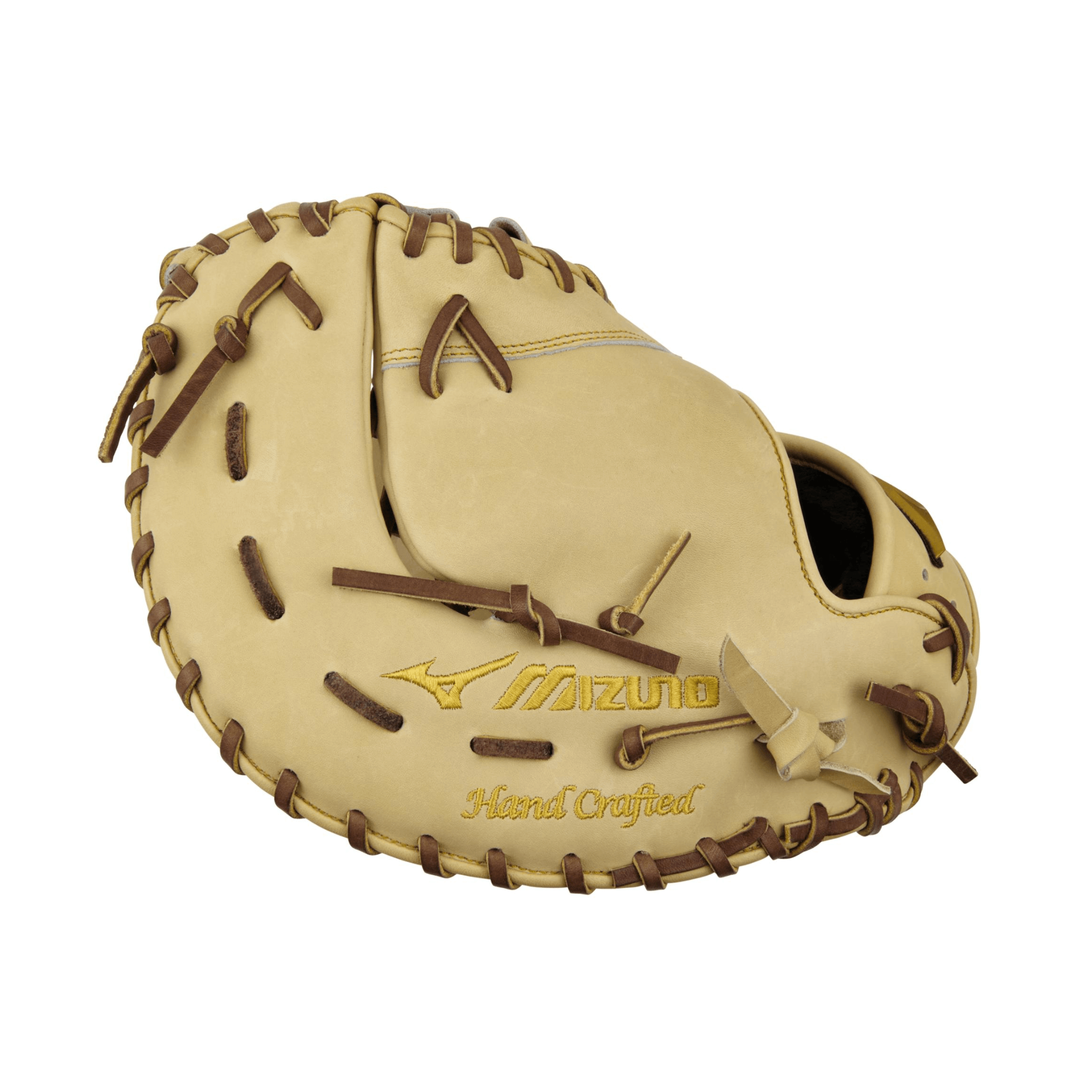 Finger detail Mizuno GPS-30 Pro Select 12.5" First Base Mitt Baseball Glove RH Camel professional pattern design