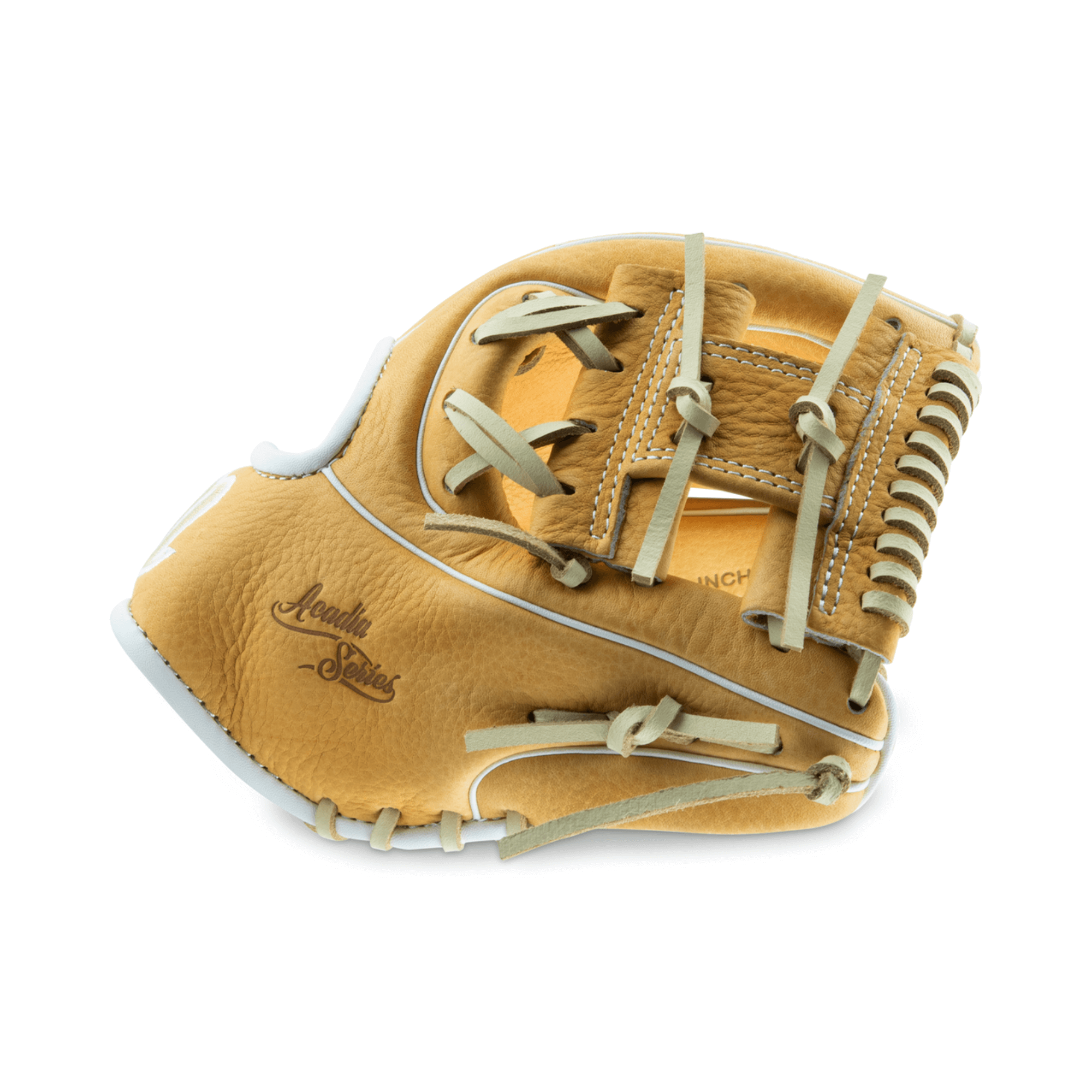 Marucci Acadia M Type V2 11.25" baseball glove, featuring thumb and pinky sleeves for enhanced comfort and fit.