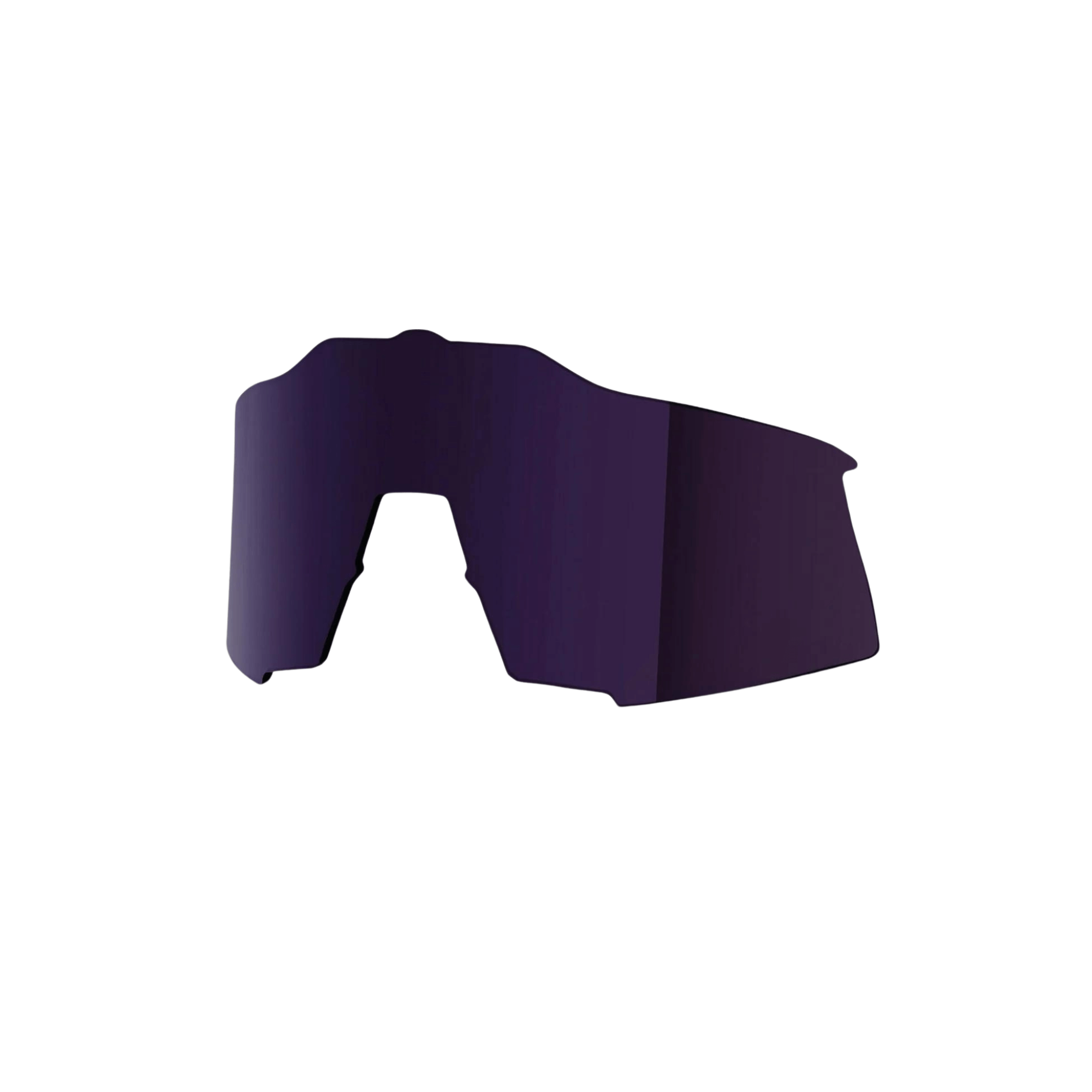 100% Speedcraft replacement lens in dark purple color designed for enhanced visibility and performance.