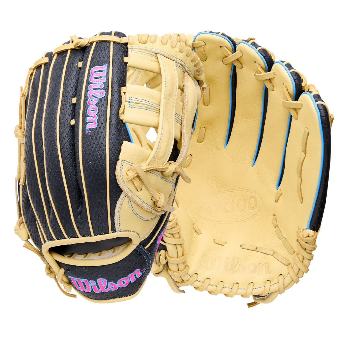 Wilson 2027 A1000 1750SS 12.5” Outfield Baseball Glove LHT featuring pro-style design with soft full grain leather