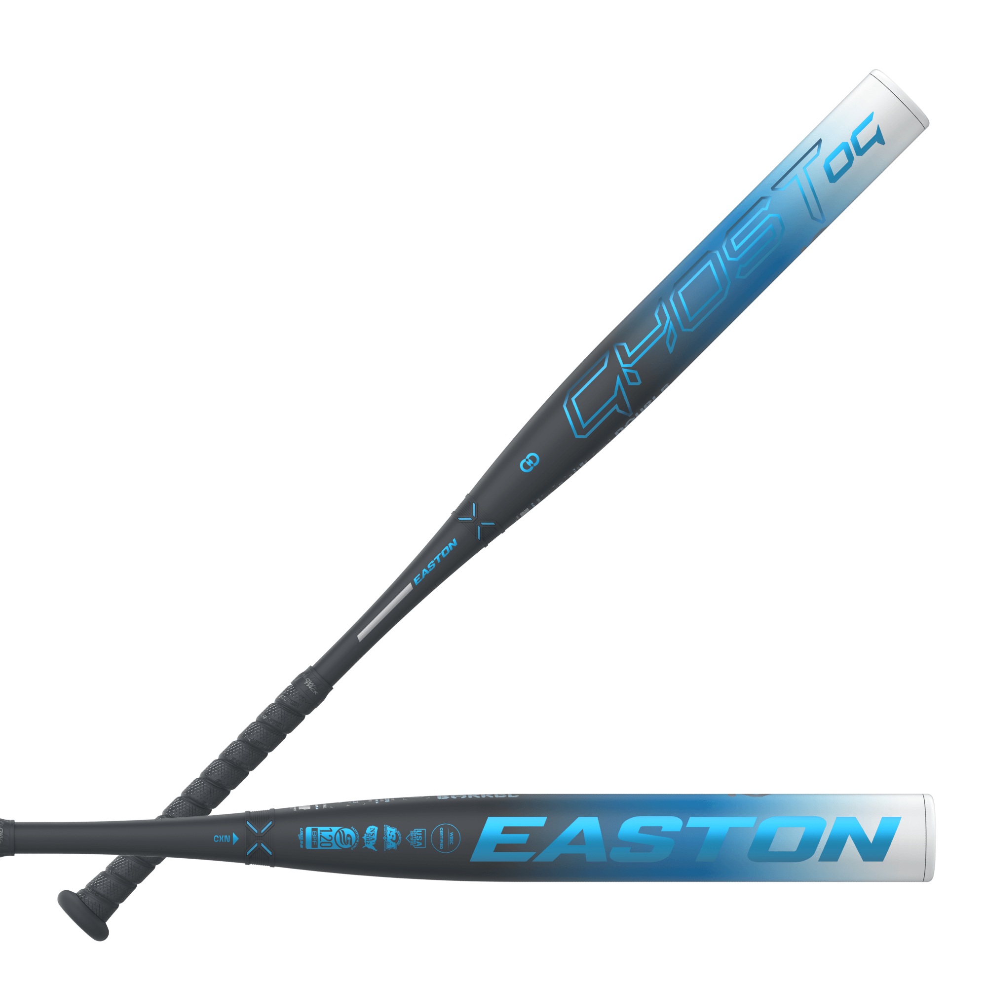 Easton Ghost OG Fastpitch Softball Bat (-11) showcasing double barrel design for power and speed.
