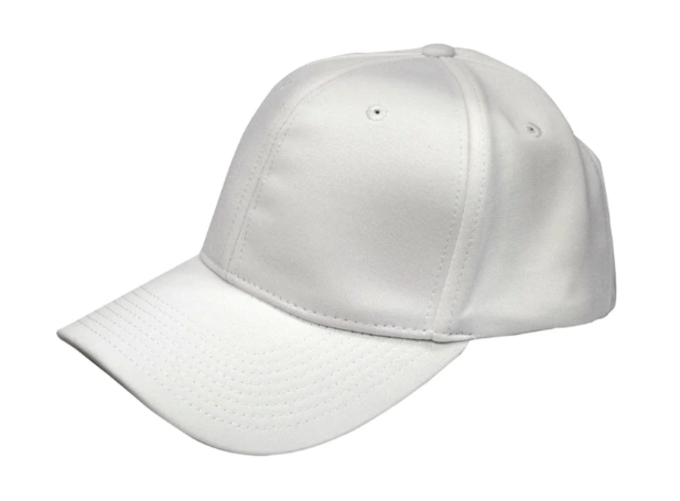 Smitty Solid White Flex Fit Football Hat showcasing a sleek and versatile design for football enthusiasts.