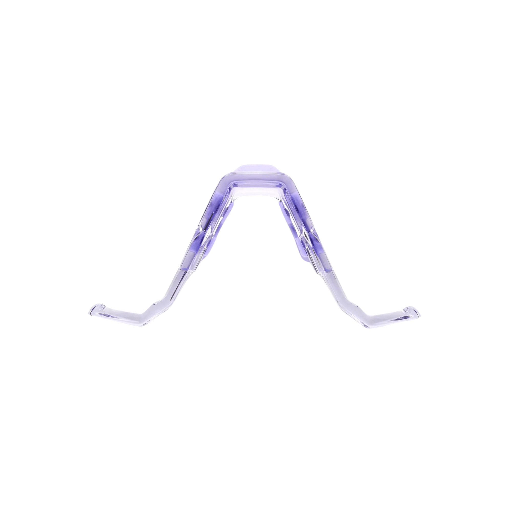 100% SPEEDCRAFT S3 Nose Bridge Kit in polished translucent lavender for performance sunglasses compatibility.